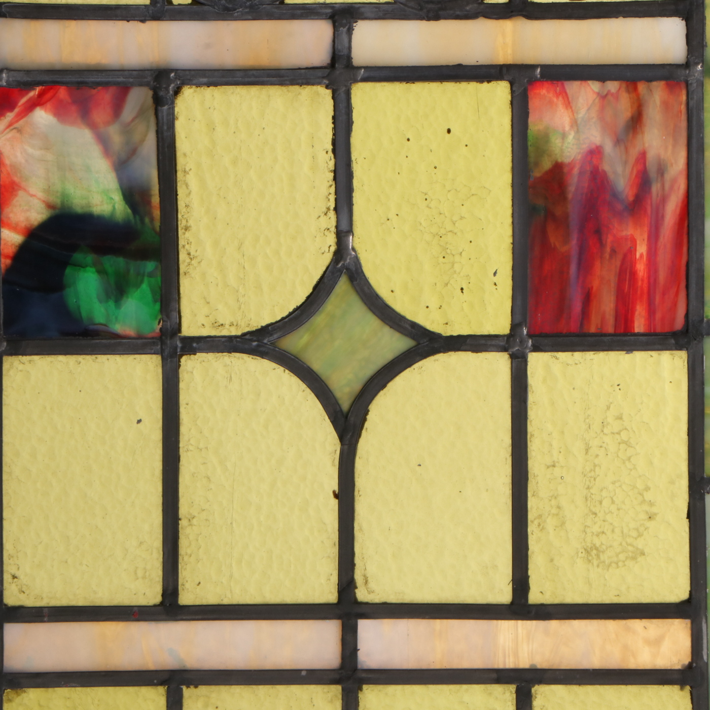 Pointed-Arch Stained Glass Window, Early 20th Century