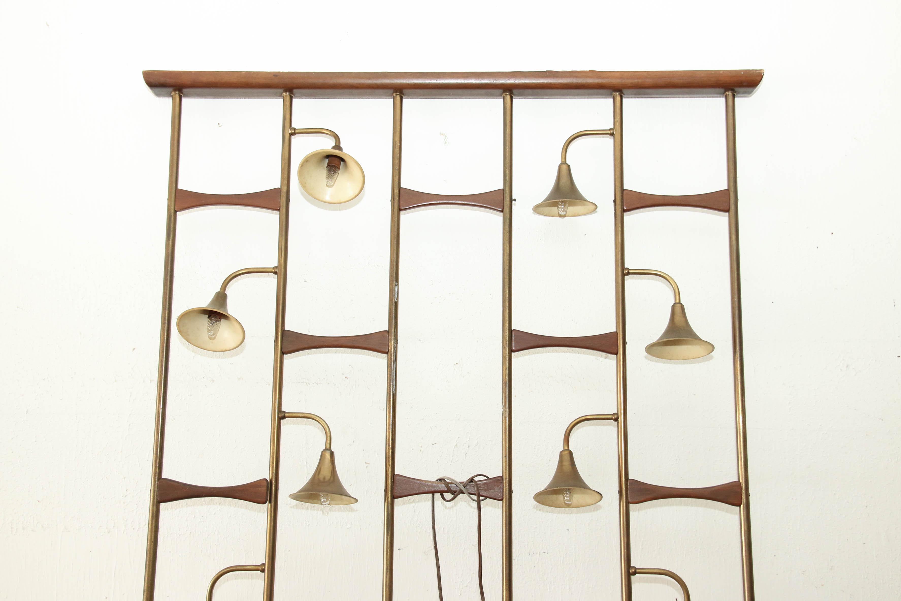 Mid Century Modern Room Divider Lamp Screen