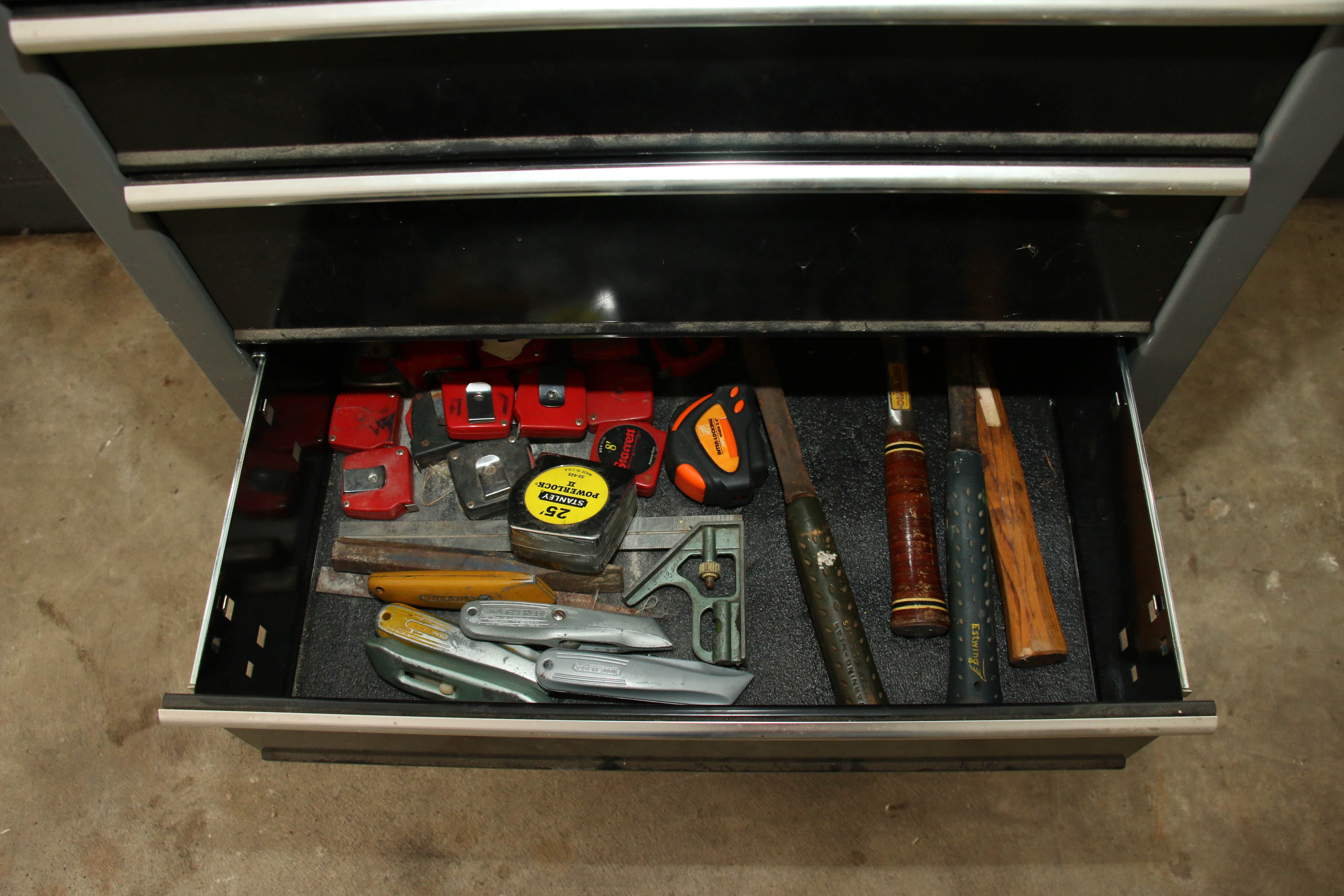 Craftsman "Ball Bearing" Steel Rolling Tool Cabinet with Top Chest and More