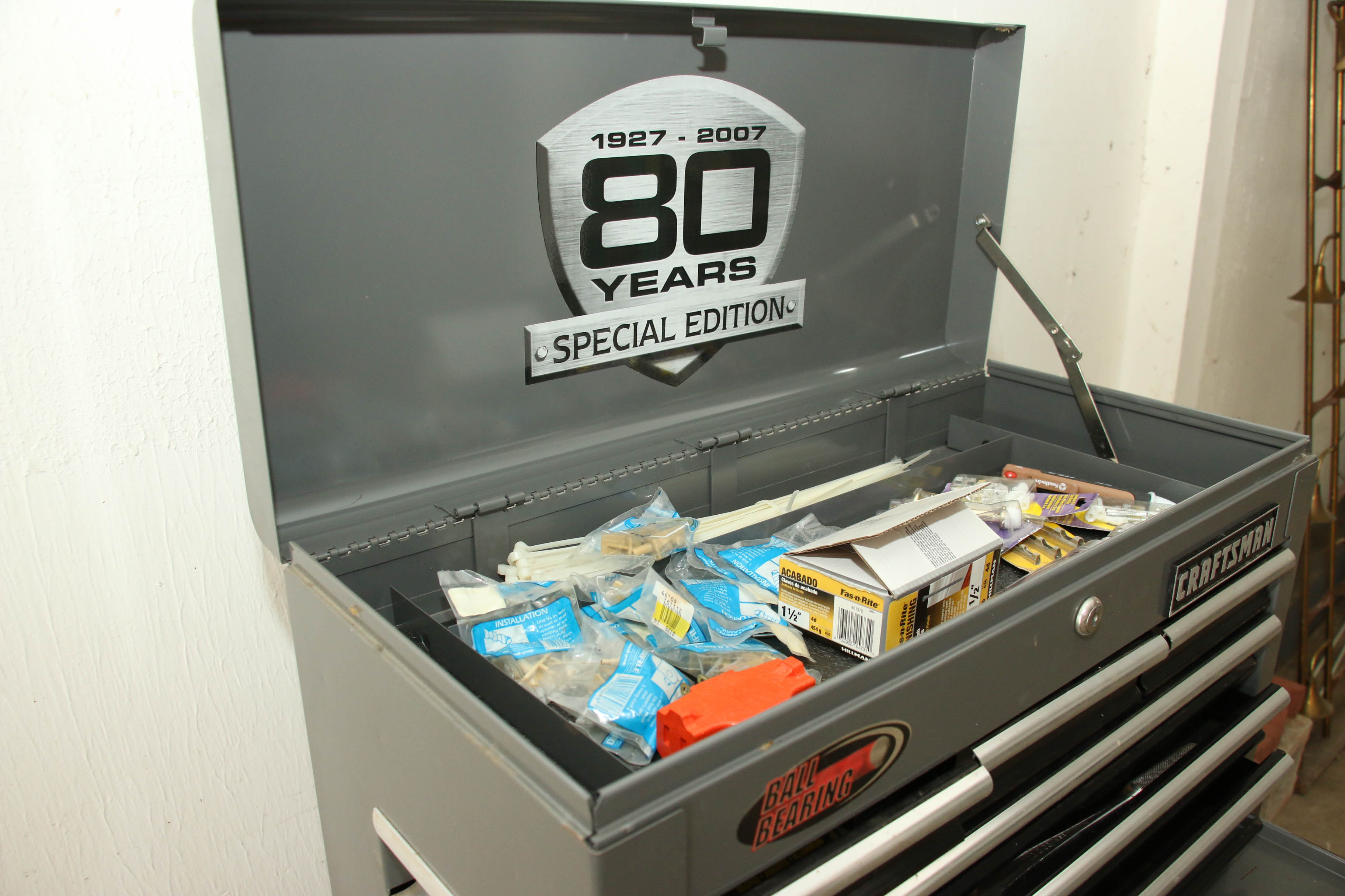 Craftsman "Ball Bearing" Steel Rolling Tool Cabinet with Top Chest and More