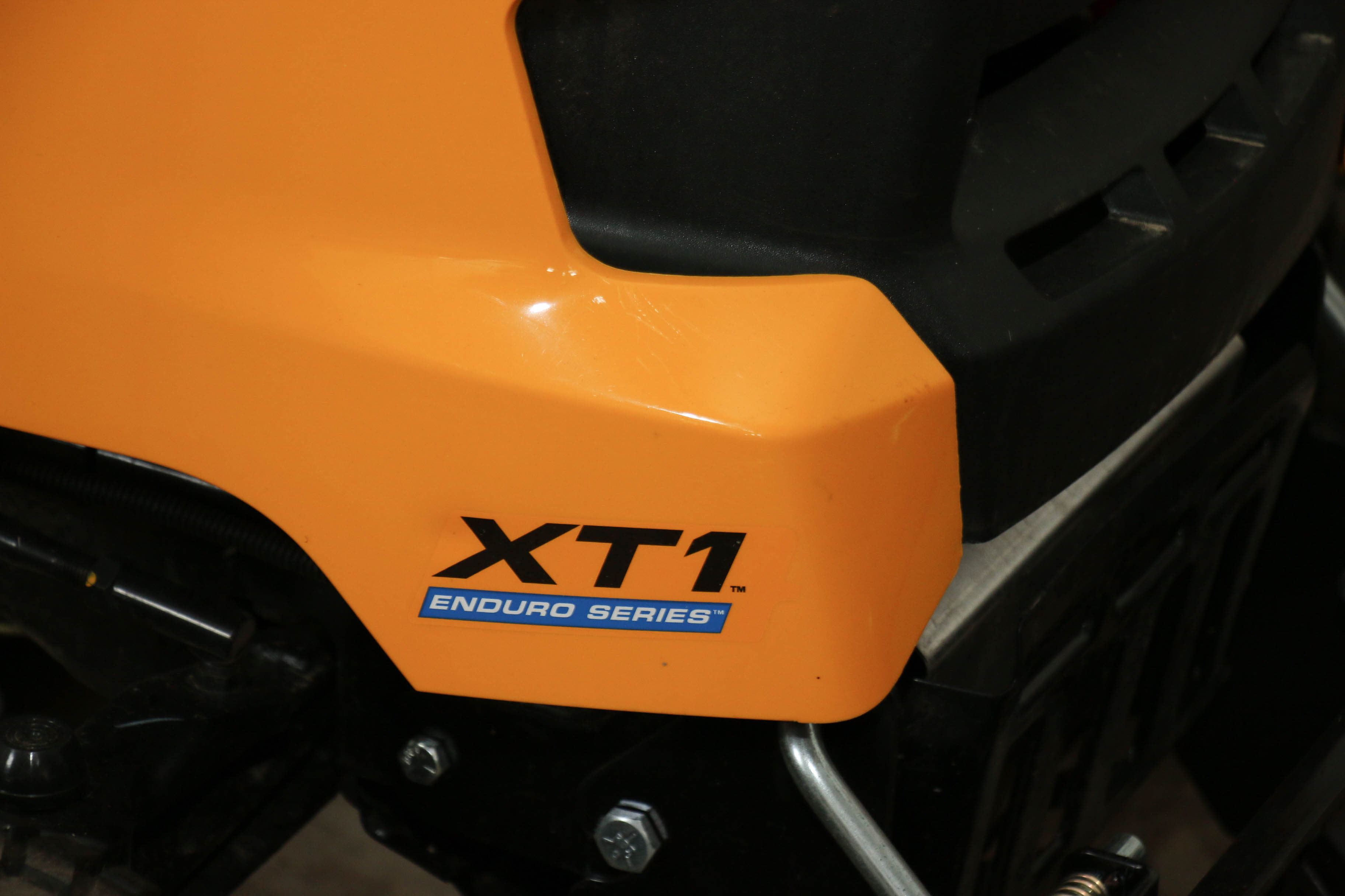 Cub Cadet XT1 Enduro Series LT46 Lawn Tractor with Snow Blade