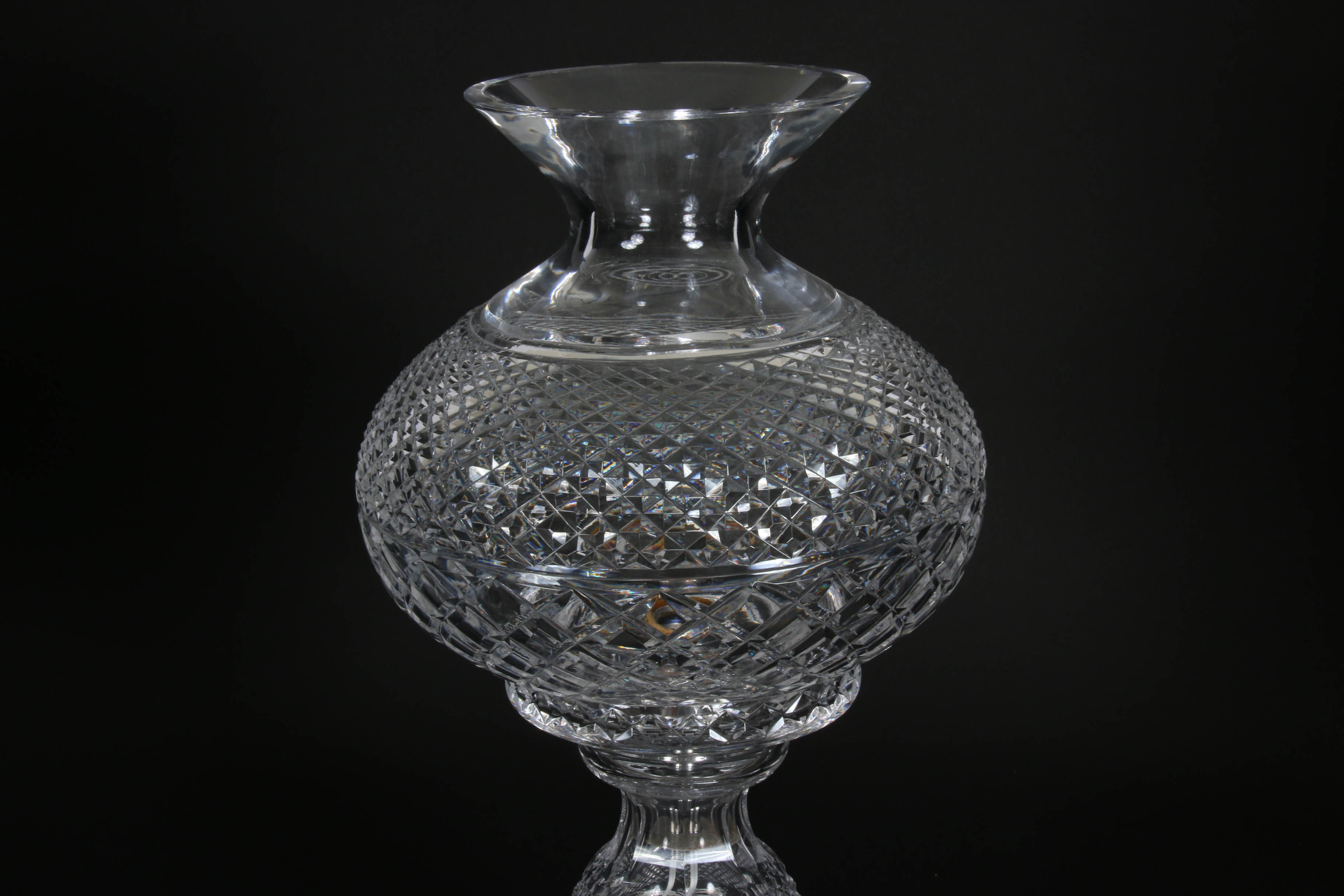 Waterford Crystal "Inishmore" Electric Hurricane Lamp