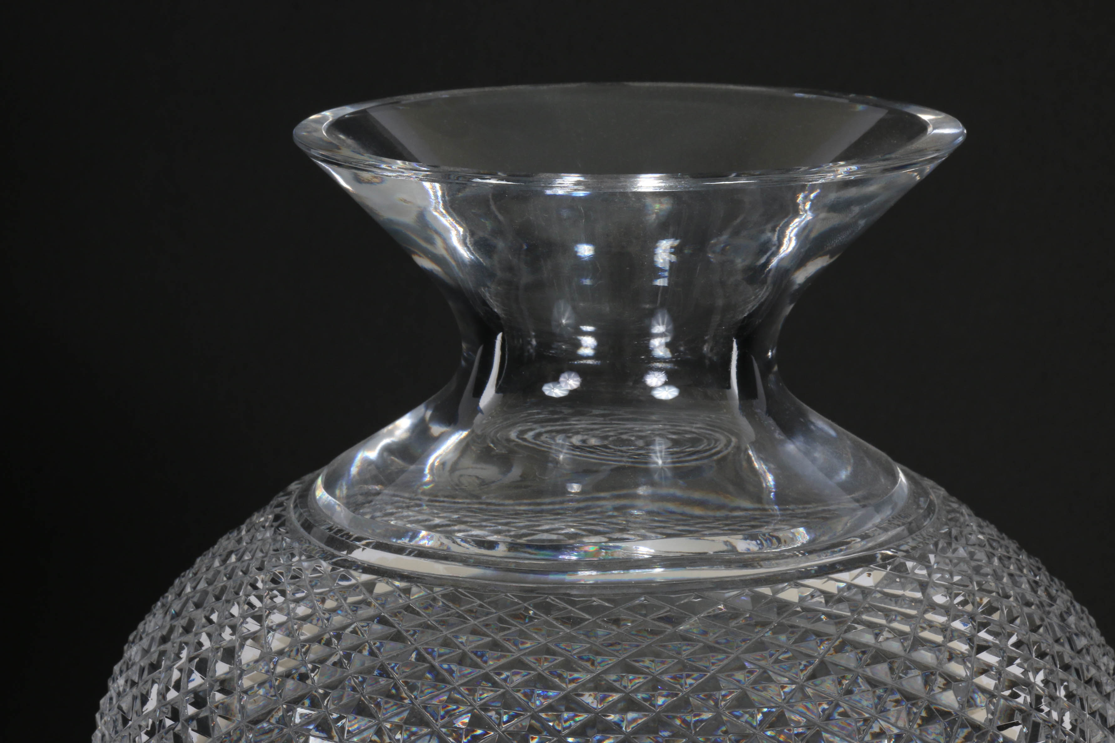 Waterford Crystal "Inishmore" Electric Hurricane Lamp