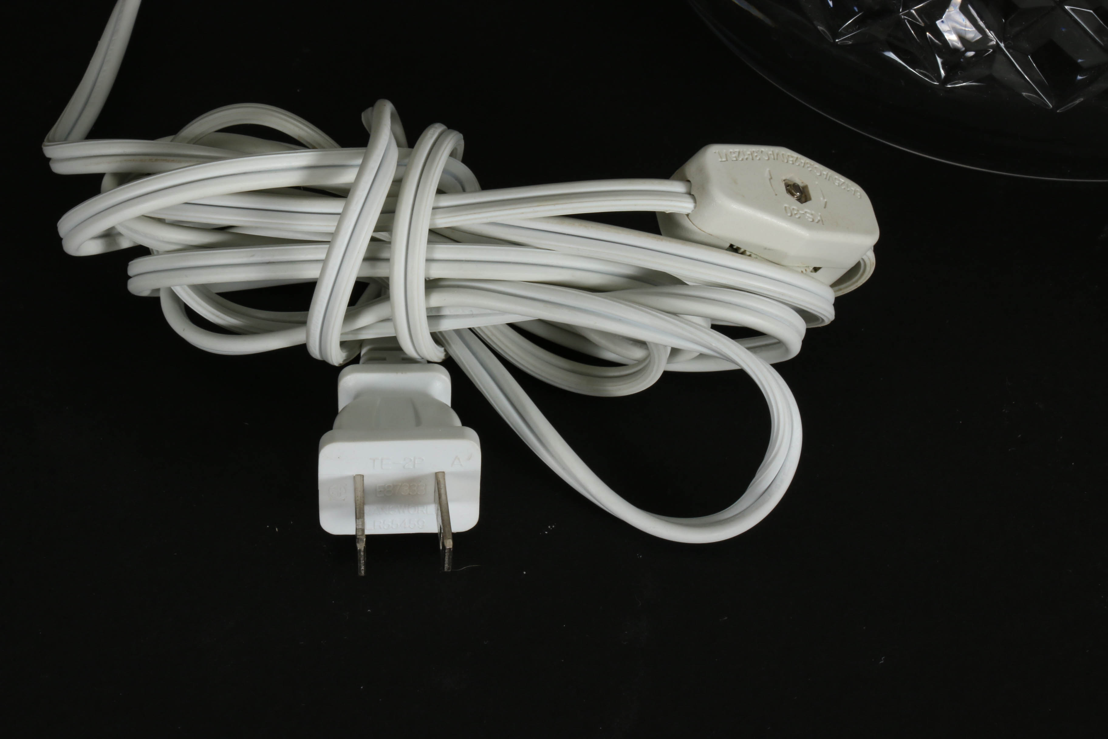 Waterford Crystal "Inishmore" Electric Hurricane Lamp