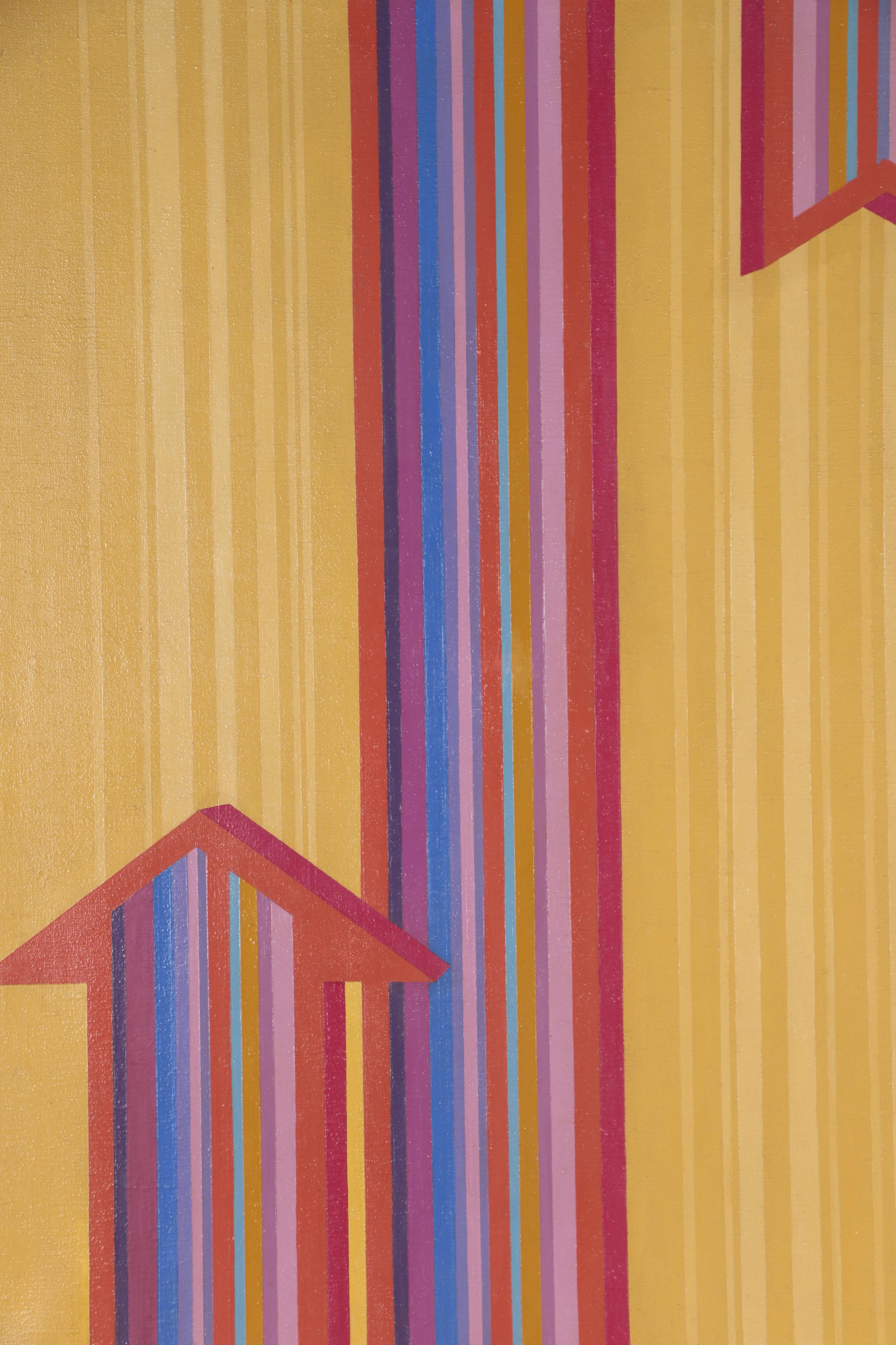 Mary Preminger Oil Painting "Arrows", 1969