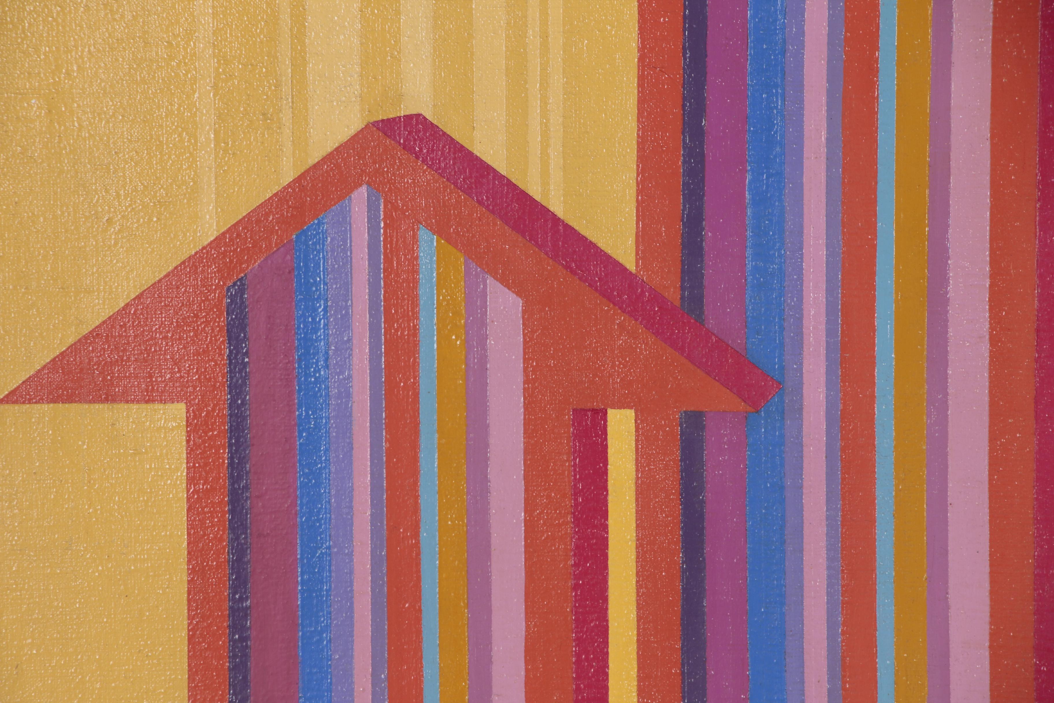 Mary Preminger Oil Painting "Arrows", 1969