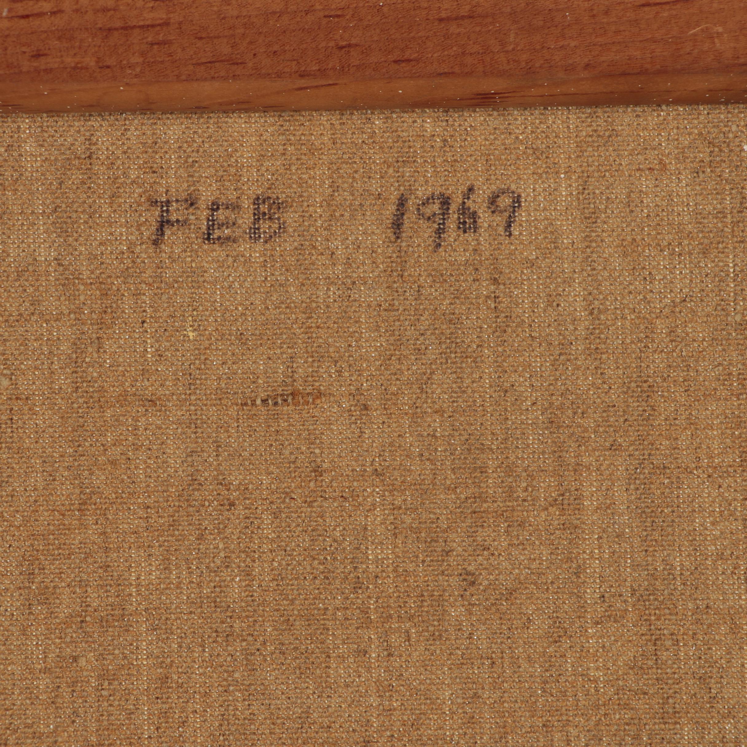 Mary Preminger Oil Painting "Arrows", 1969