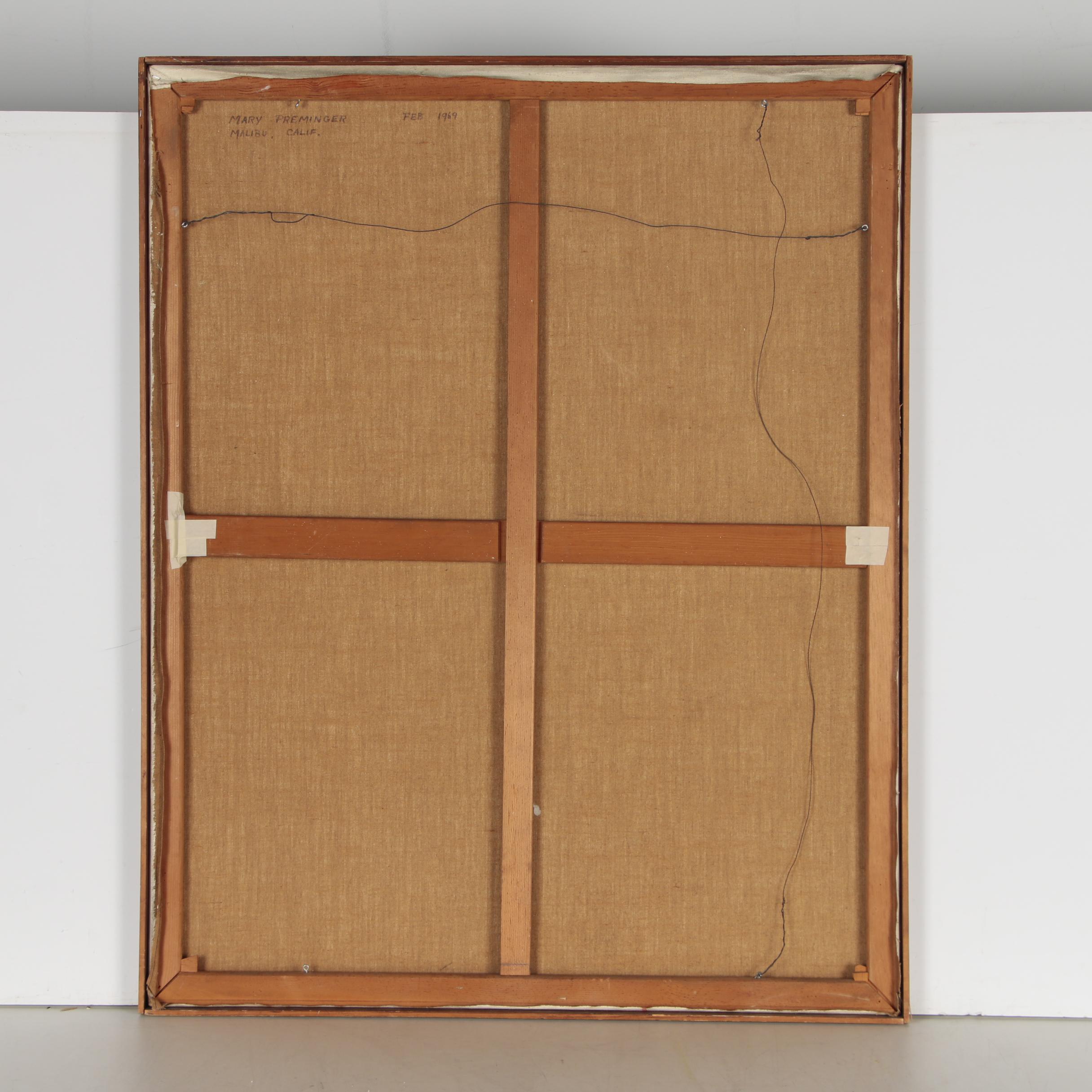 Mary Preminger Oil Painting "Arrows", 1969