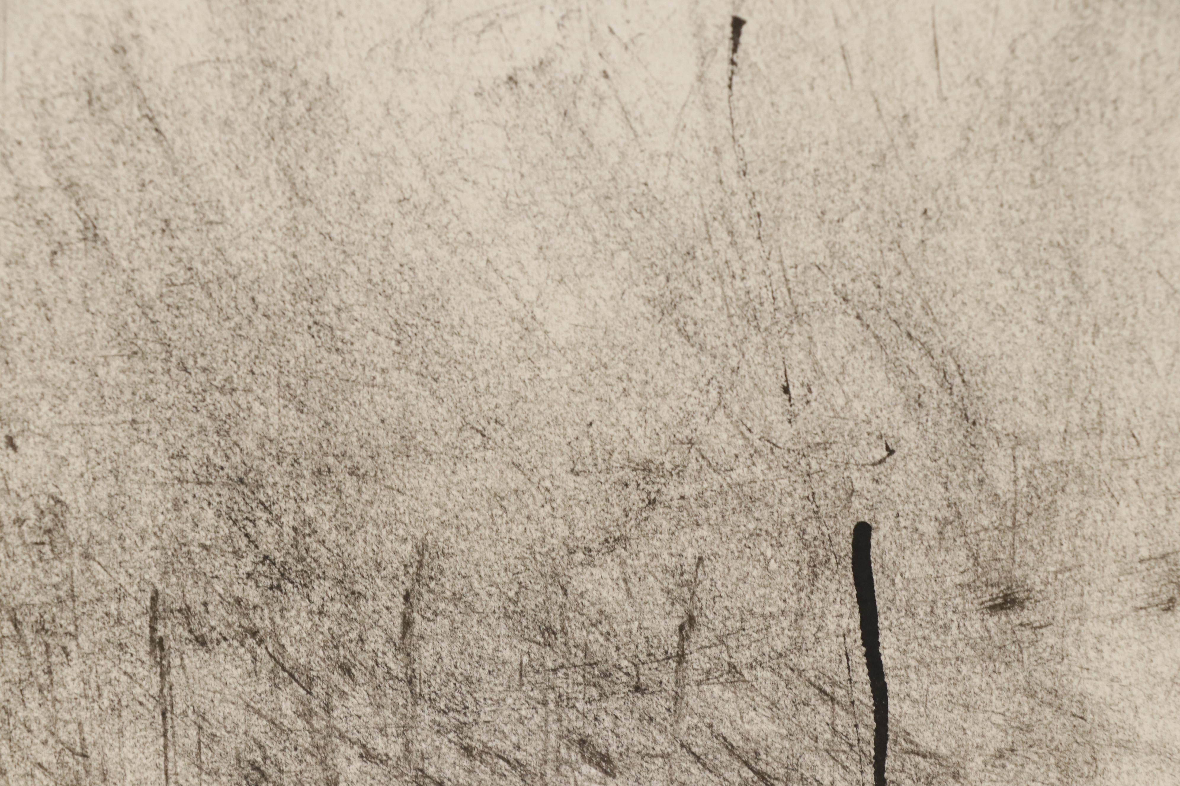 Leonard Maurer Figural Ink Drawing, 1963