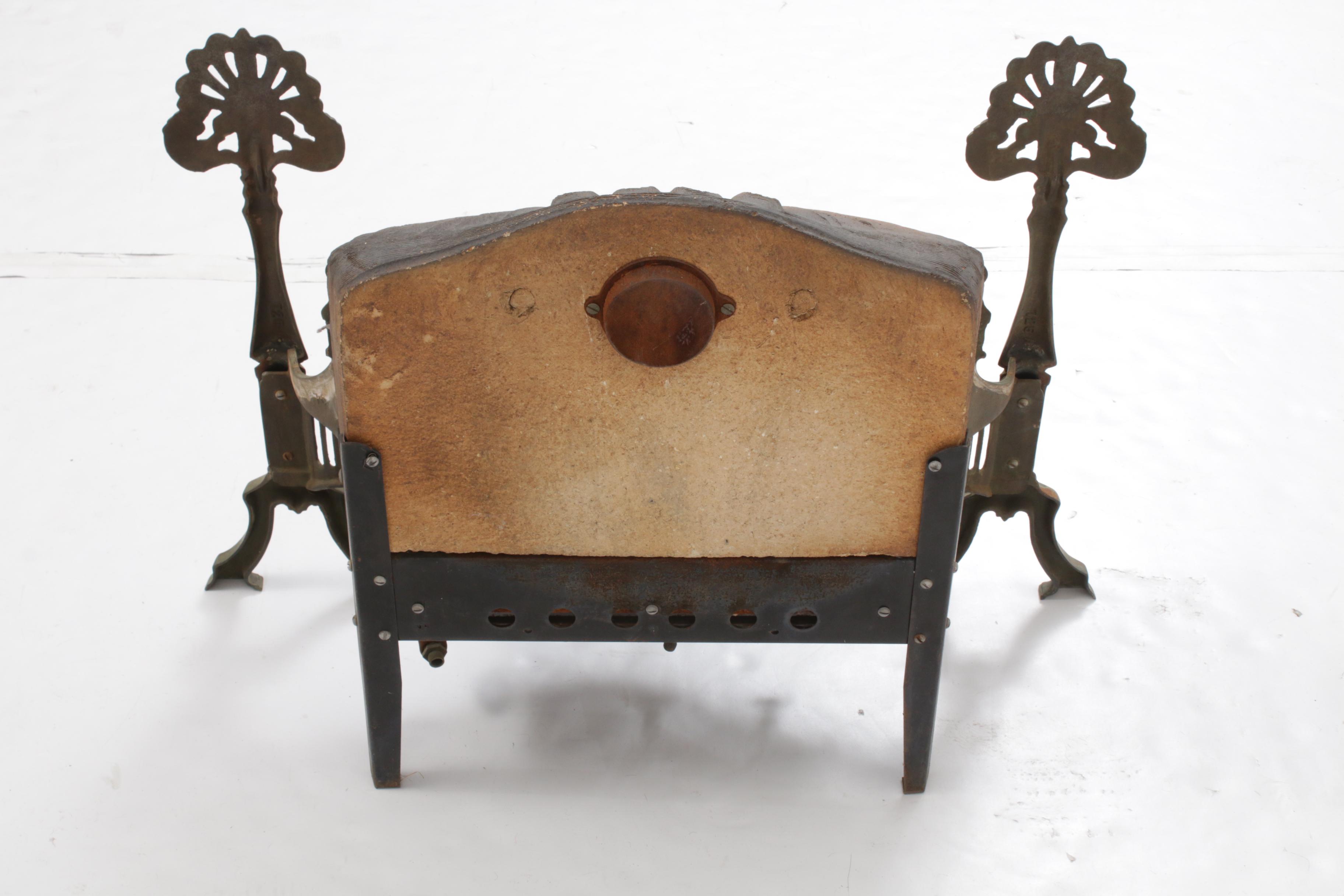 Fosco Fireplace Style Cast Iron Gas Heater, Early to Mid-20th Century