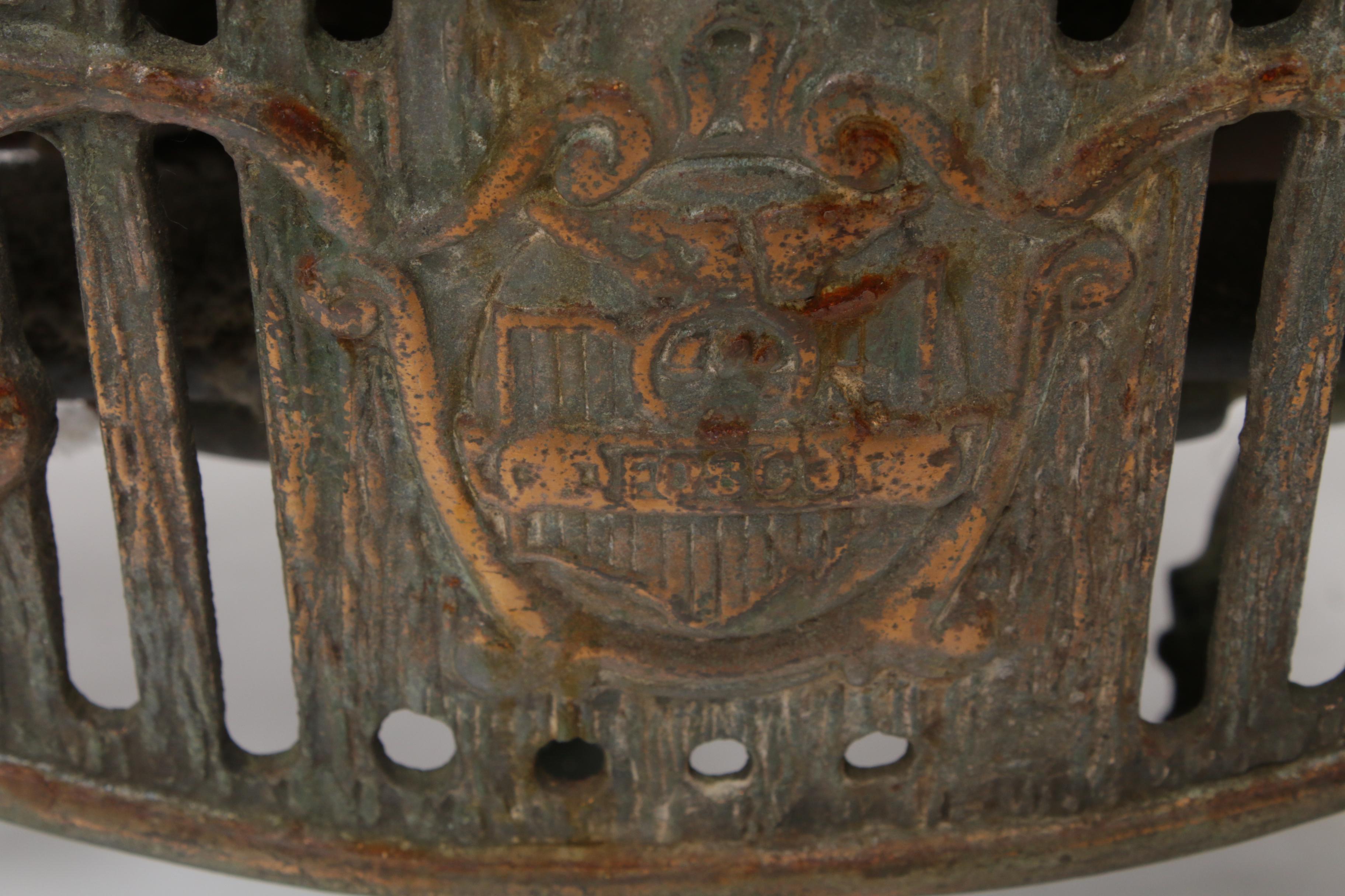 Fosco Fireplace Style Cast Iron Gas Heater, Early to Mid-20th Century