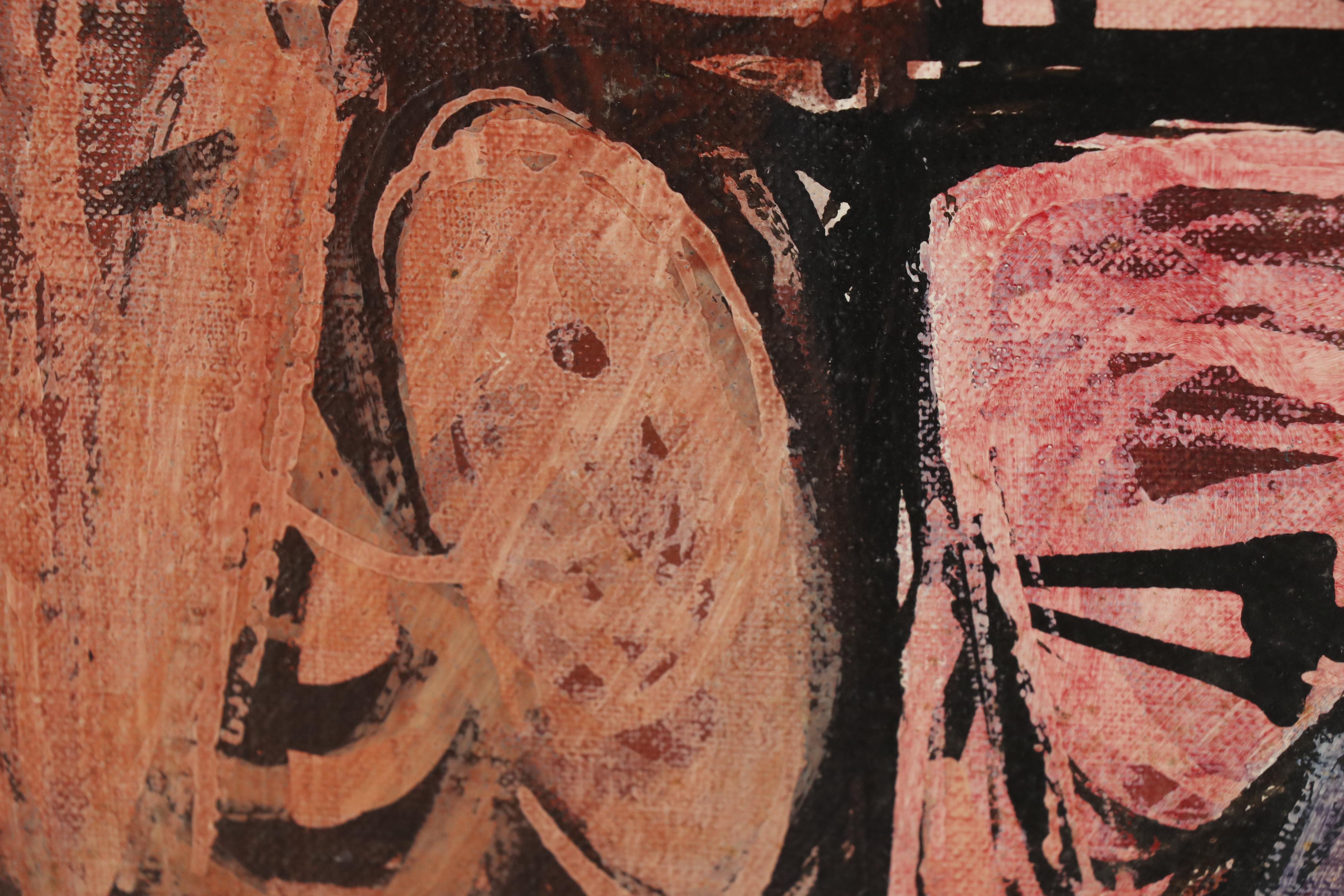 Leonard Maurer Abstract Oil Painting, 1949