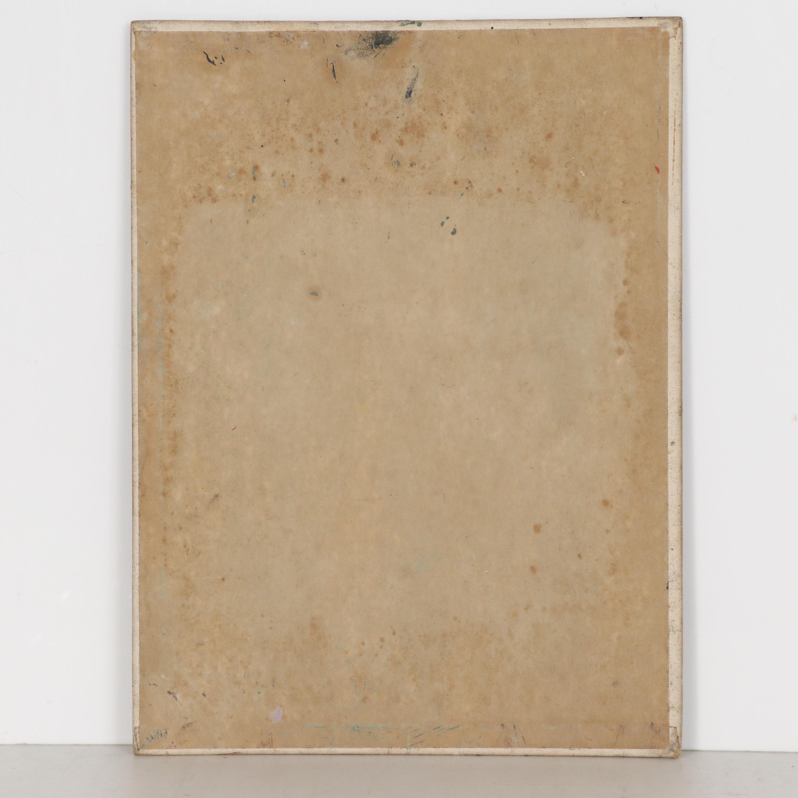 Leonard Maurer Abstract Oil Painting, 1949