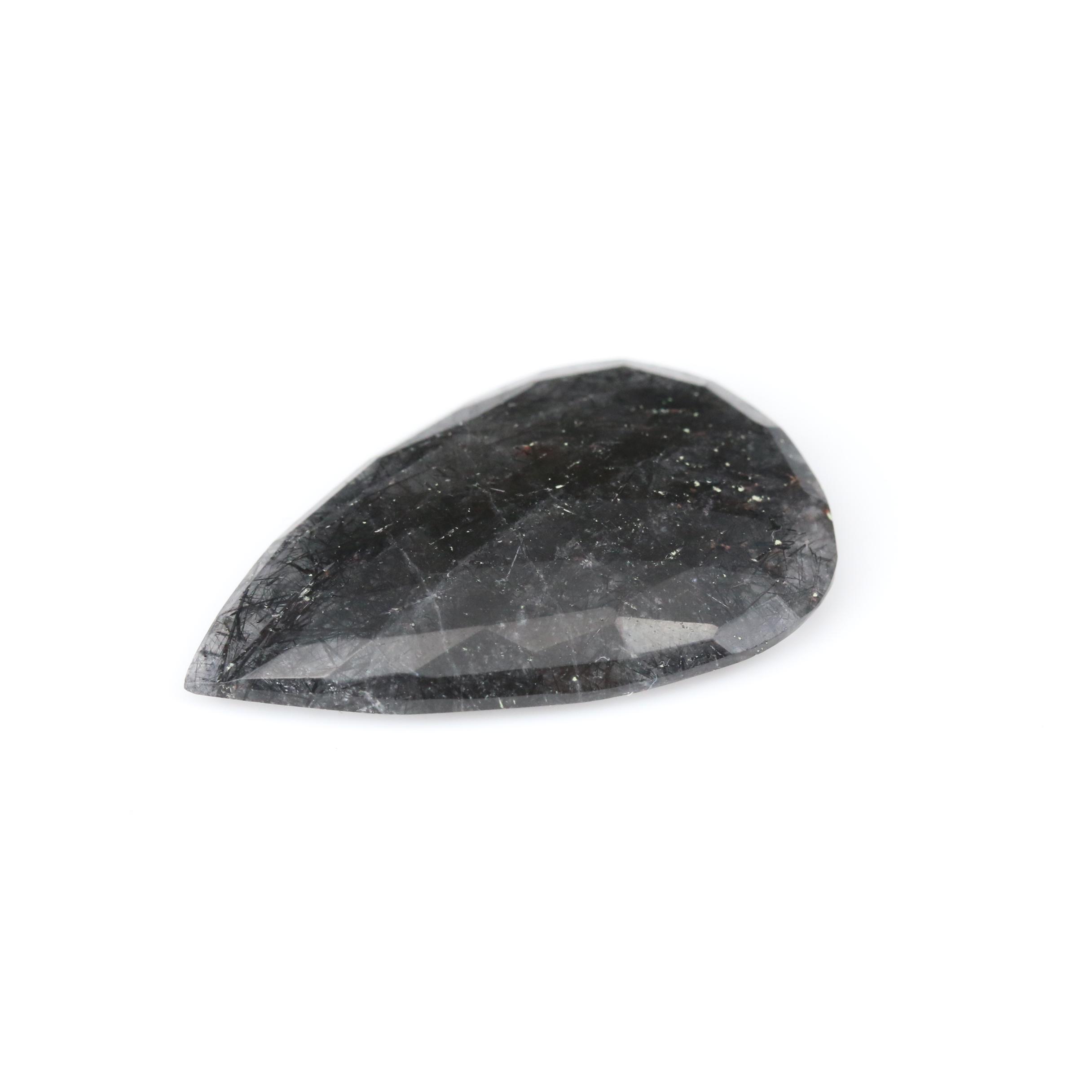 Loose 17.83 CT Tourmalinated Quartz