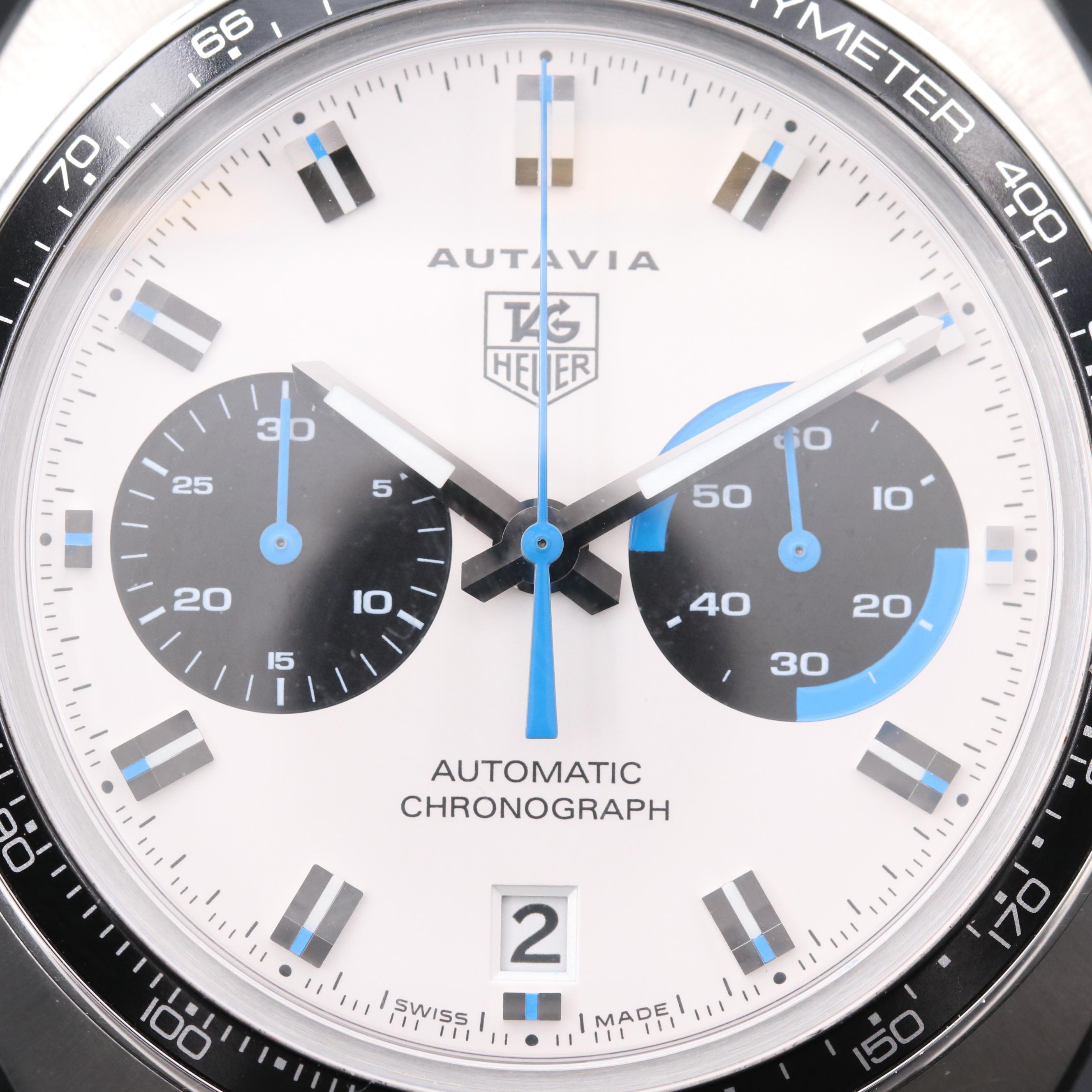 TAG Heuer Autavia Jo Siffert Re Edition Stainless Steel Chronograph Watch