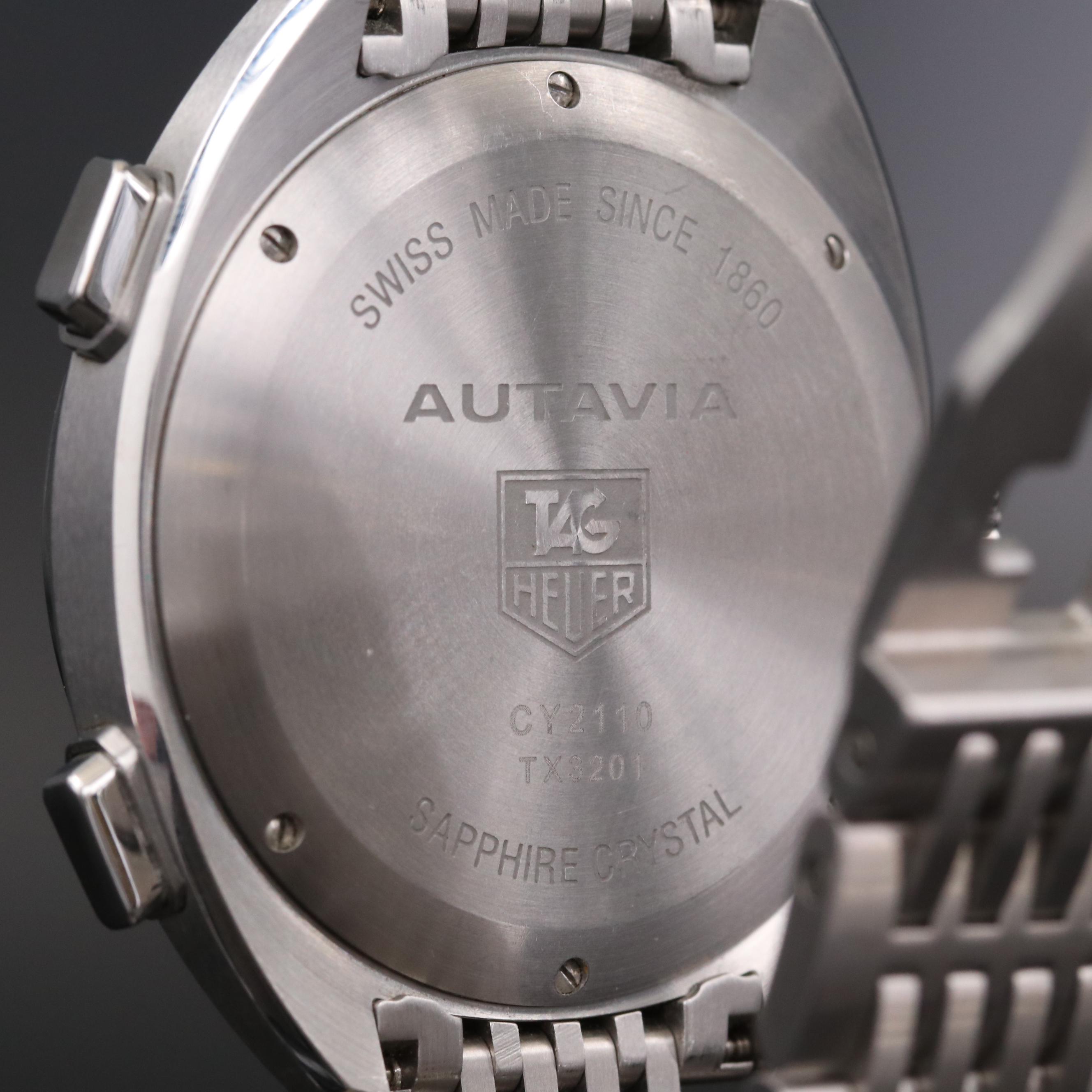 TAG Heuer Autavia Jo Siffert Re Edition Stainless Steel Chronograph Watch