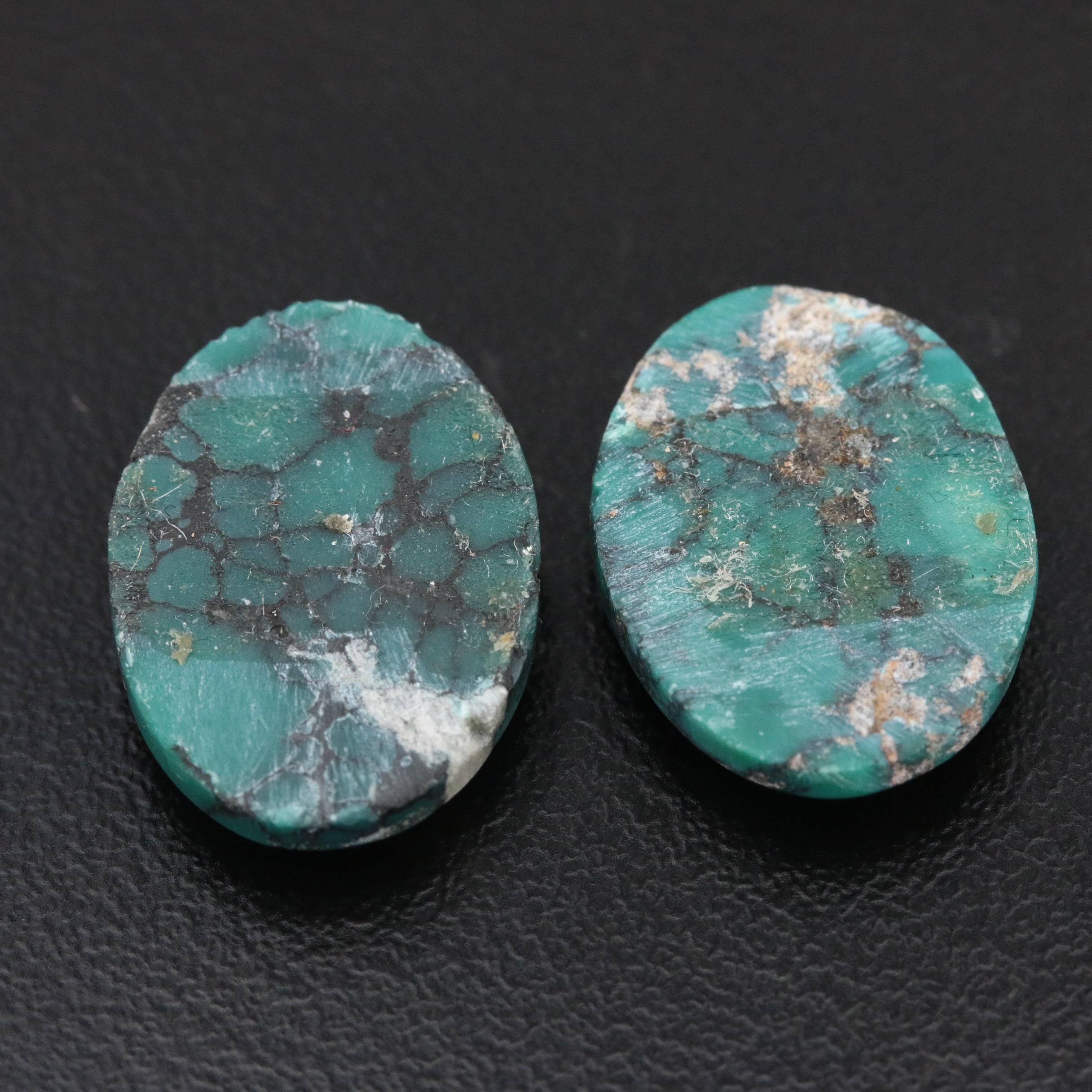 Loose 16.61 CTW Turquoise Cabochons