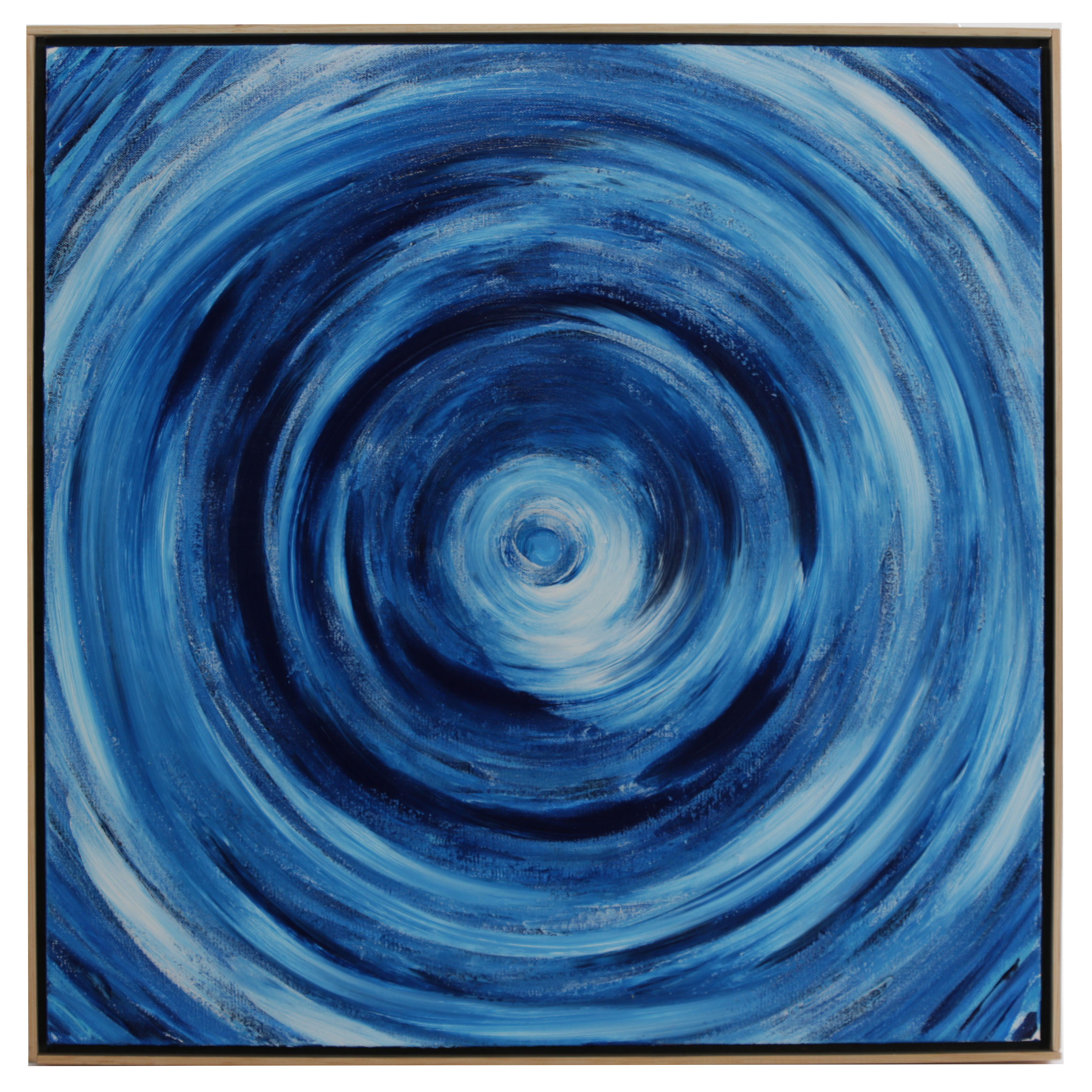 deSanto Abstract Acrylic Painting "Luna Azul"