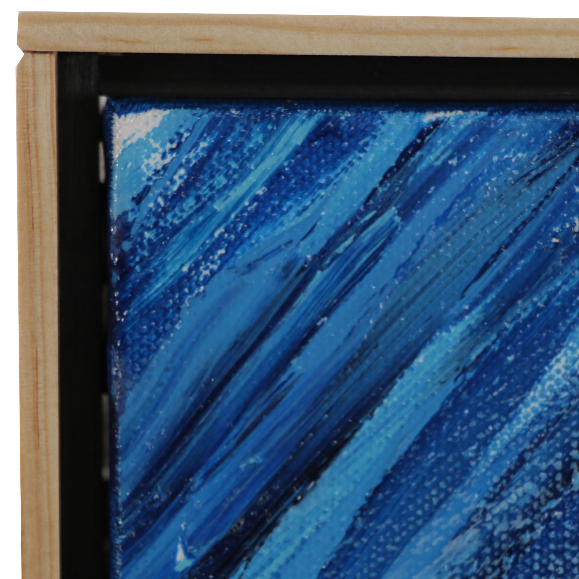 deSanto Abstract Acrylic Painting "Luna Azul"