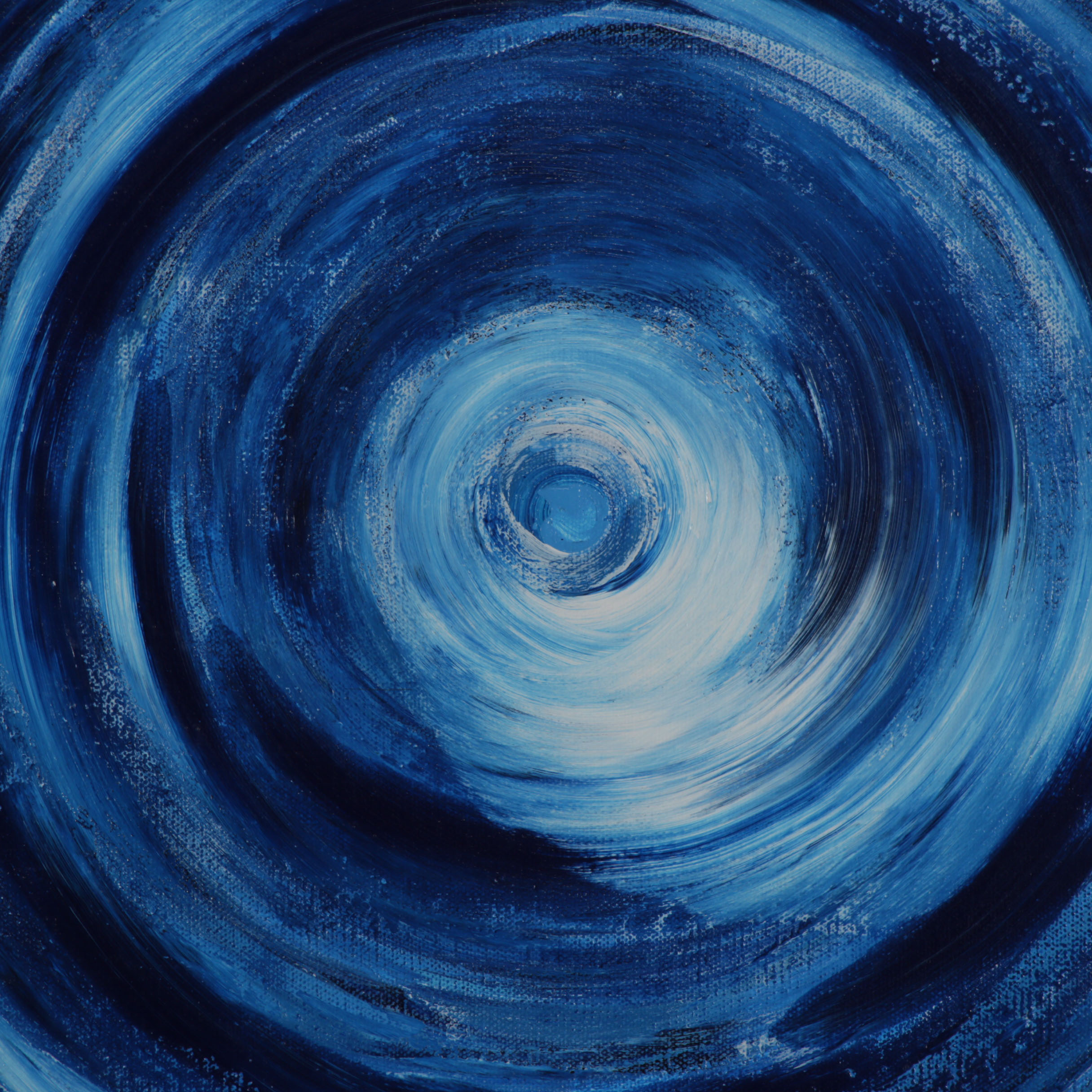 deSanto Abstract Acrylic Painting "Luna Azul"