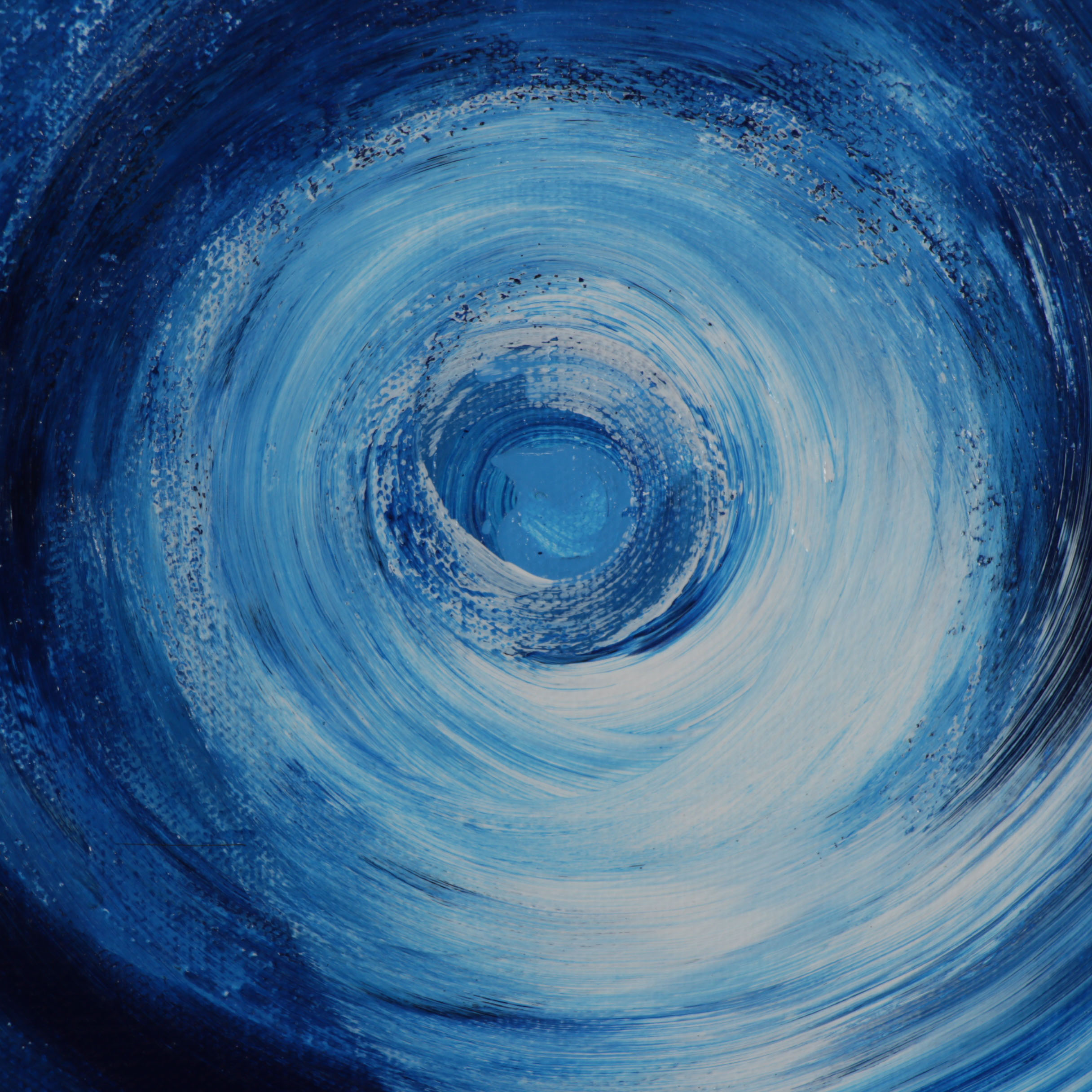 deSanto Abstract Acrylic Painting "Luna Azul"