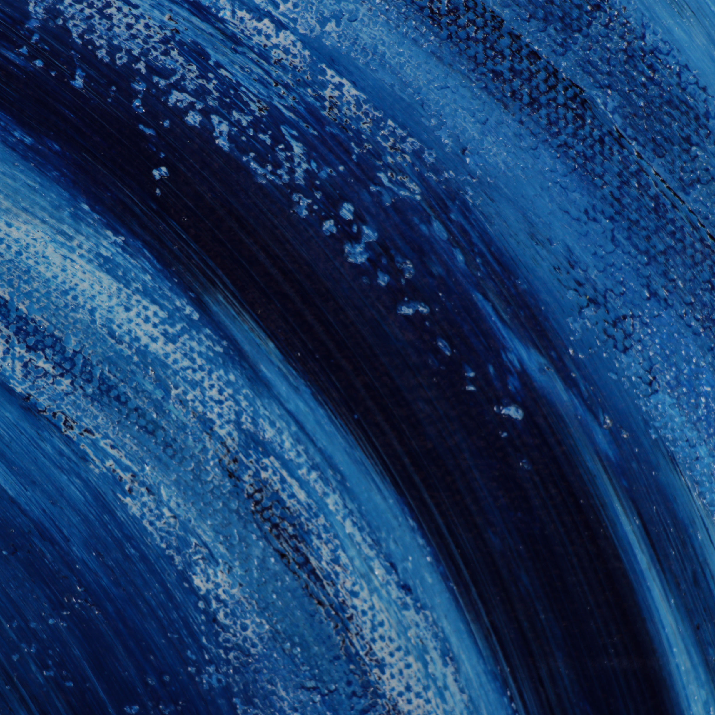 deSanto Abstract Acrylic Painting "Luna Azul"