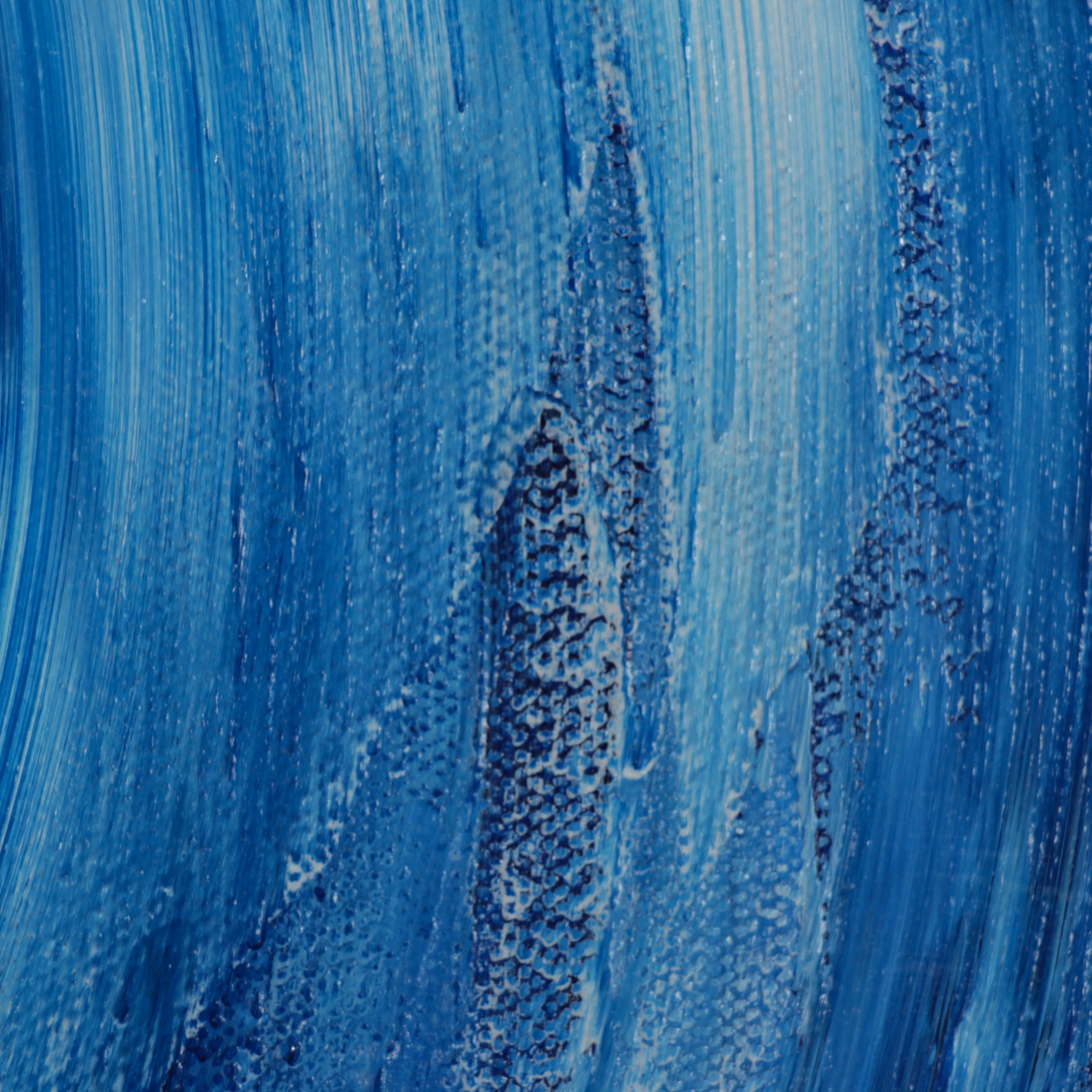 deSanto Abstract Acrylic Painting "Luna Azul"