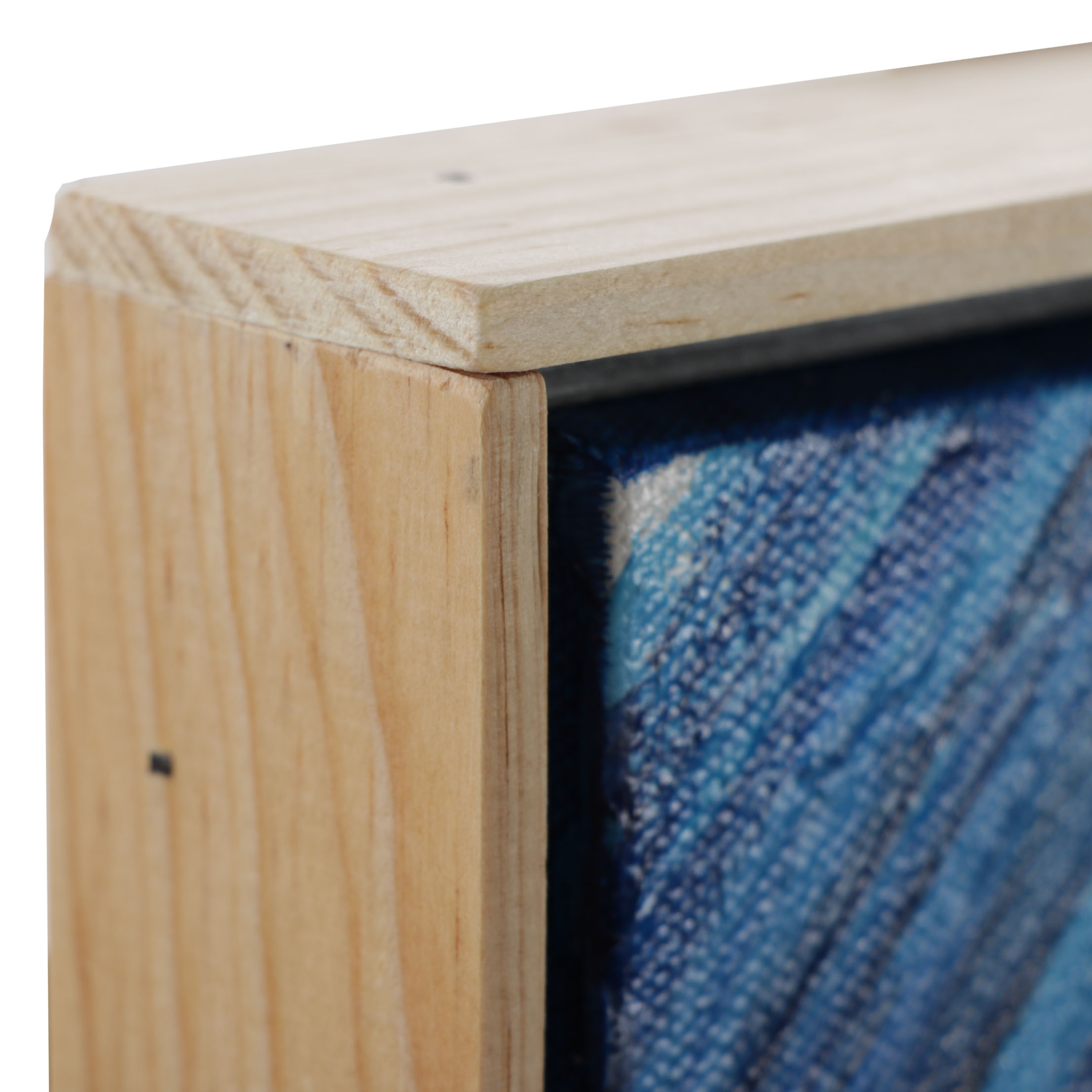 deSanto Abstract Acrylic Painting "Luna Azul"