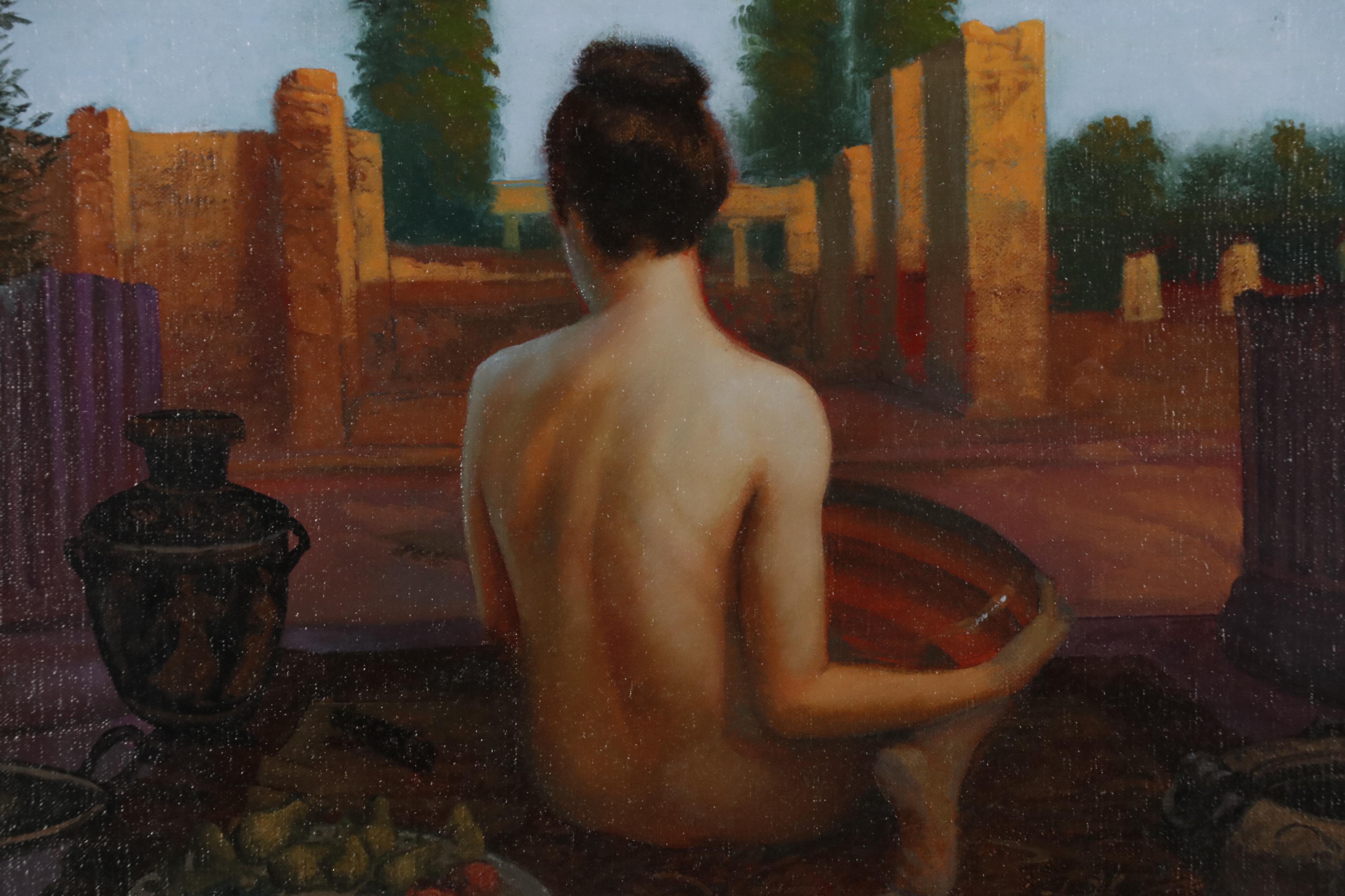 Bruce Erikson Figural Oil Painting "Aprés un Rêve", 2015