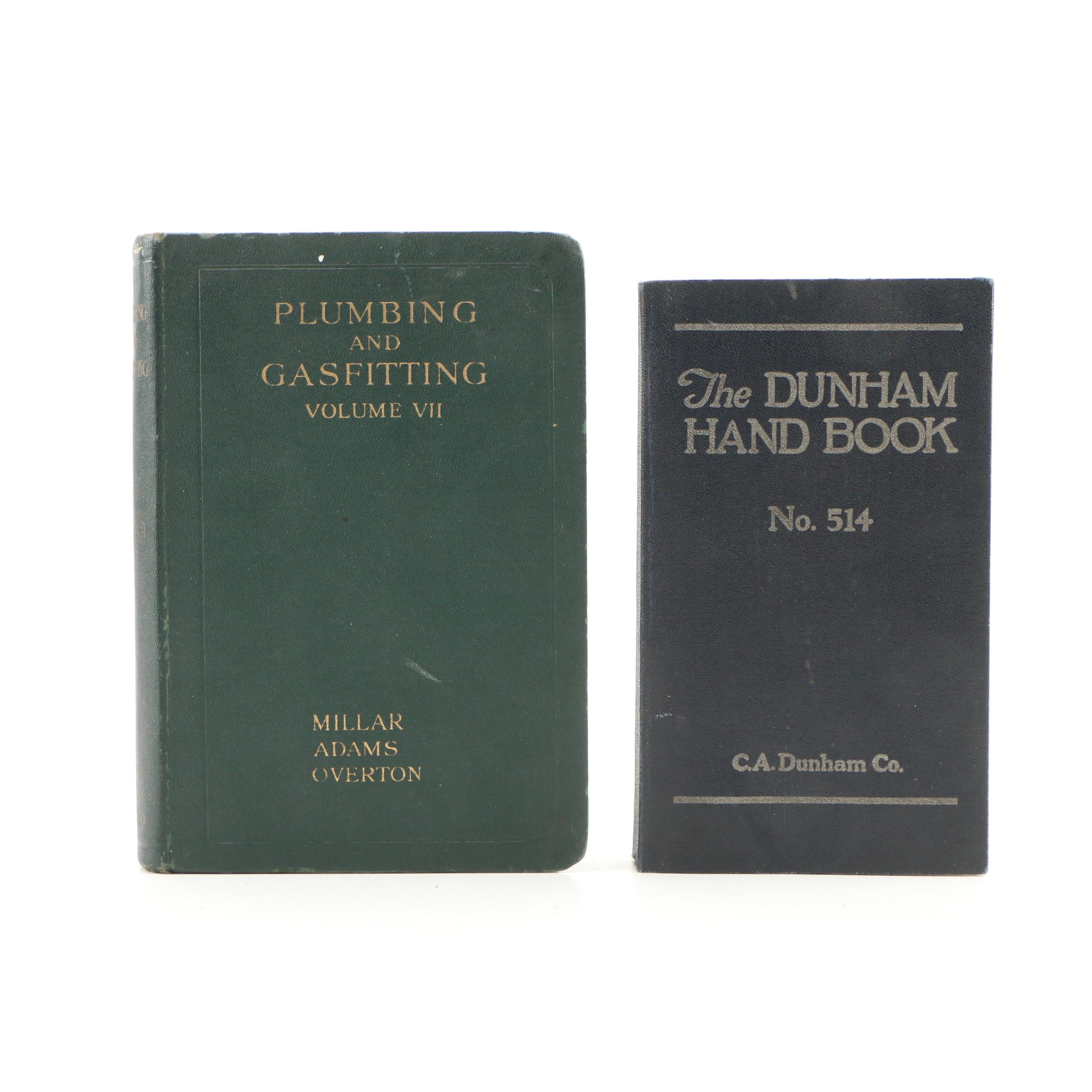 1935 "The Dunham Handbook No. 514" and Other Machinist Manuals