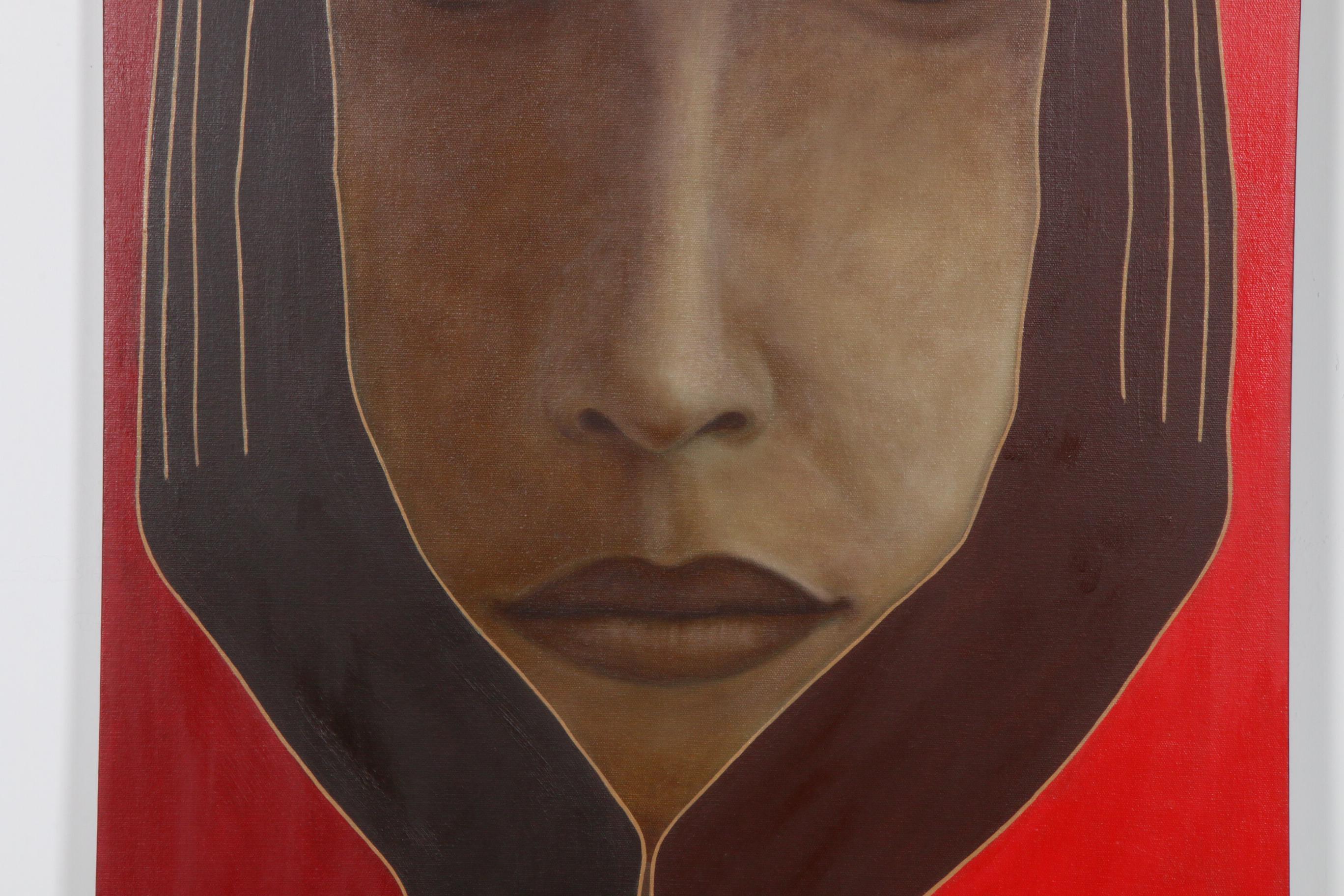 Farnoosh Lanjani Oil Painting "Reflection XI", 2007