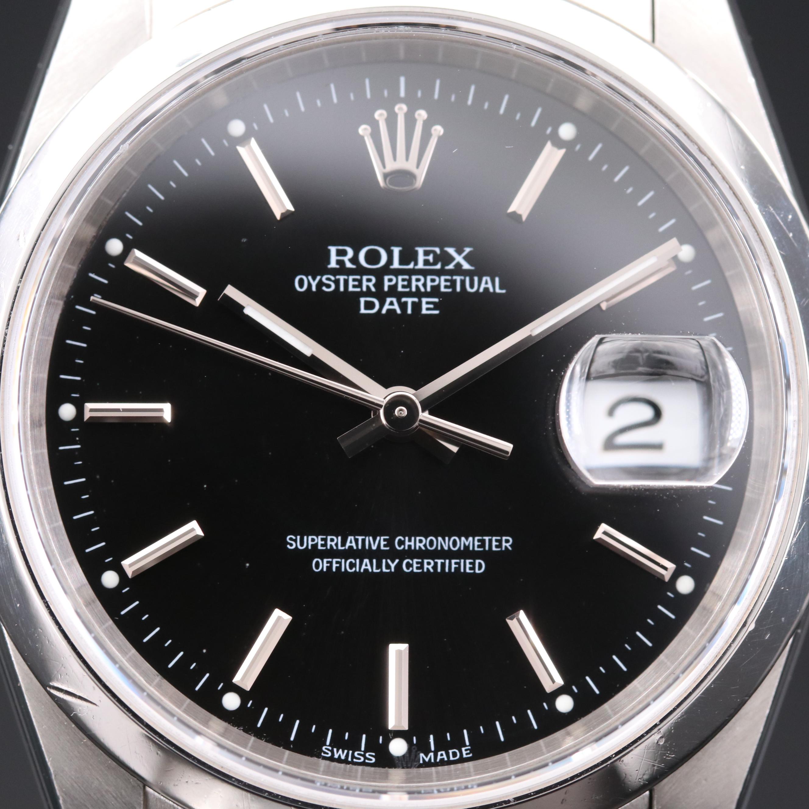 Rolex Date 15200 Stainless Steel Automatic Watch, 2006