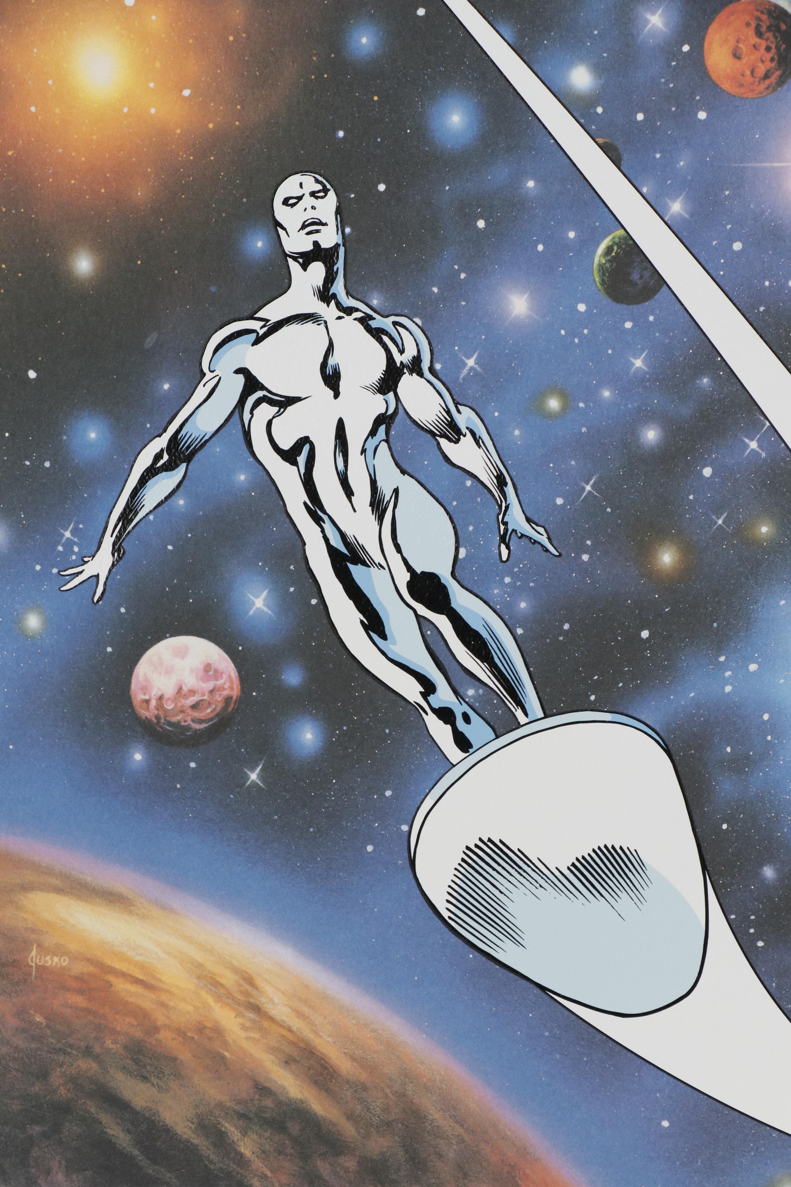 Lithoserigraph after John Buscema and Joe Jusko "Marvel Comics - Silver Surfer"