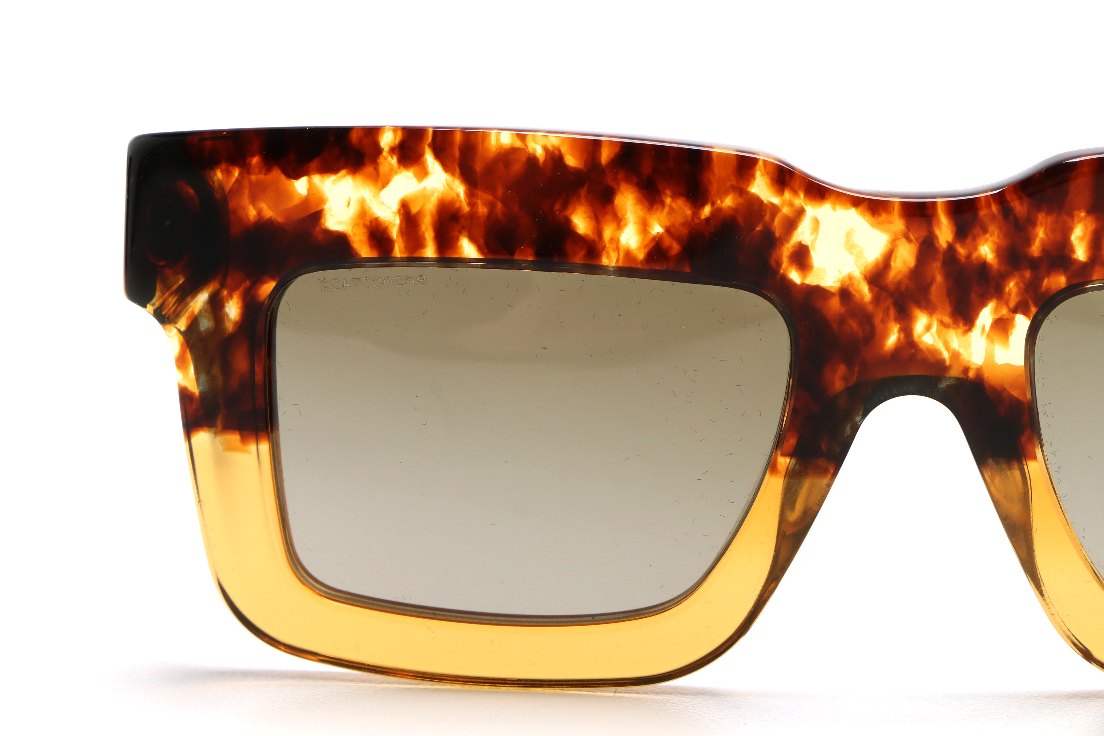 Prada SPR 11Q Gradient Sunglasses in Tortoise with Case