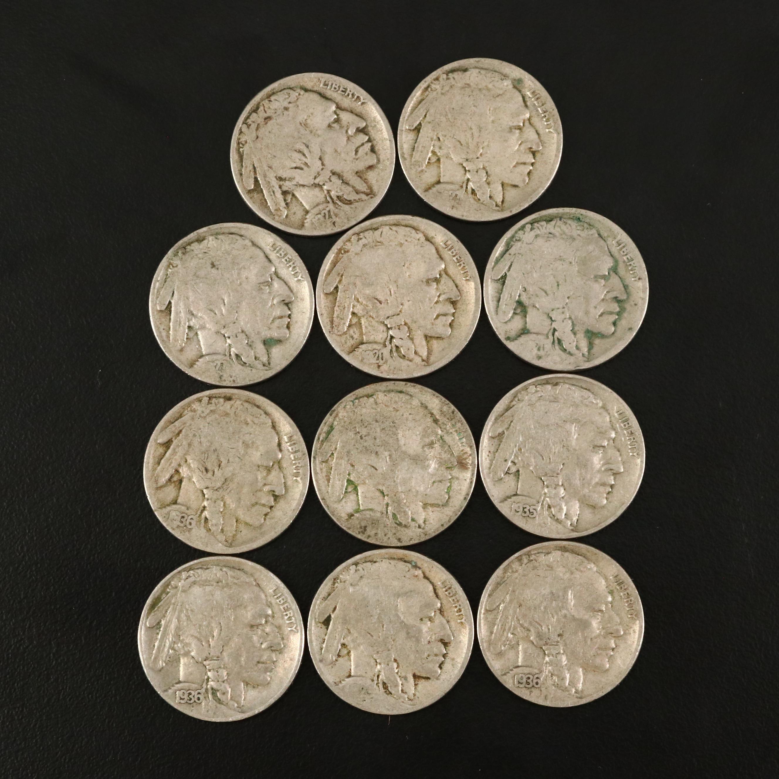 Twenty-Five Antique to Vintage U.S. Nickels