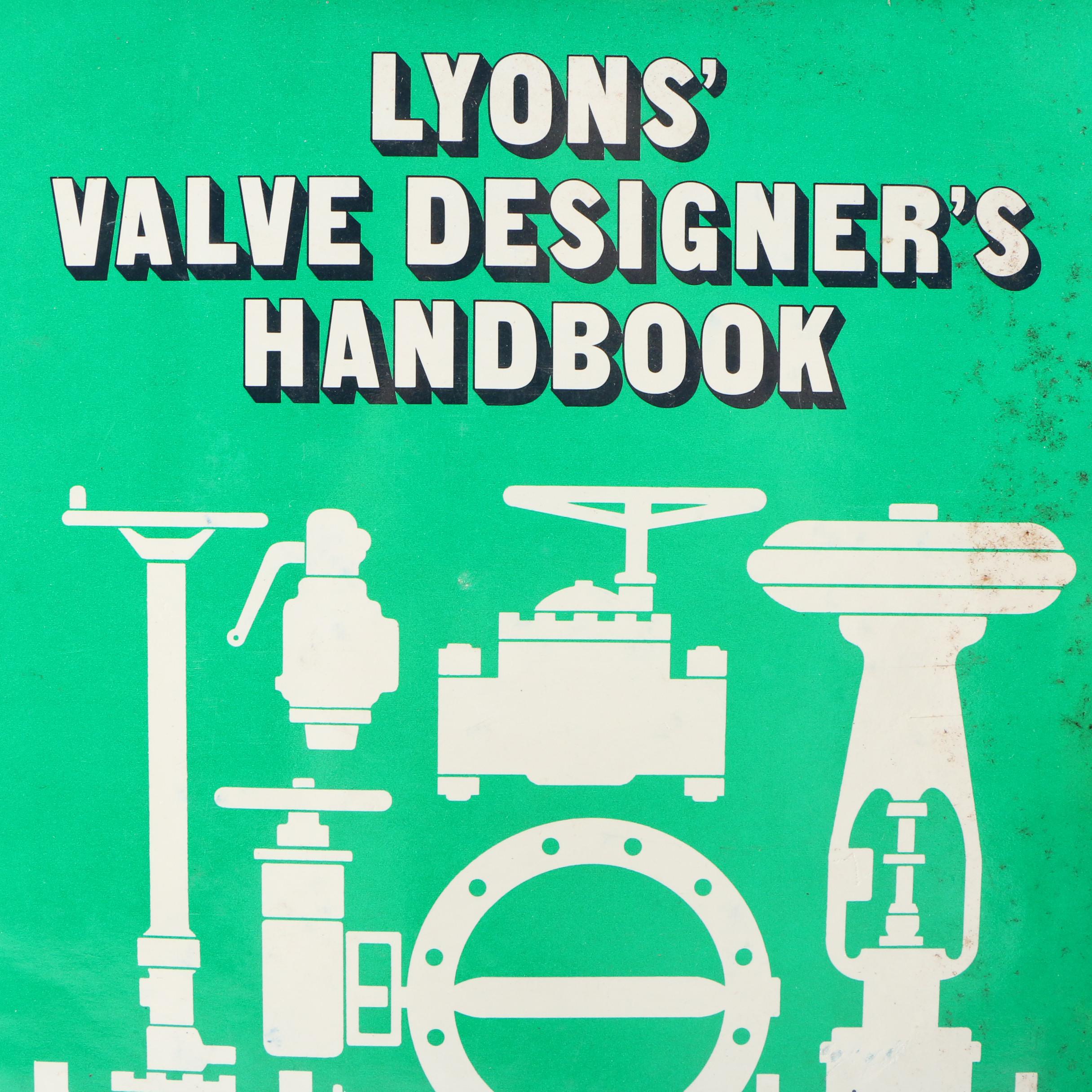 1982 "Lyons' Valve Designer's Handbook" and Other Books