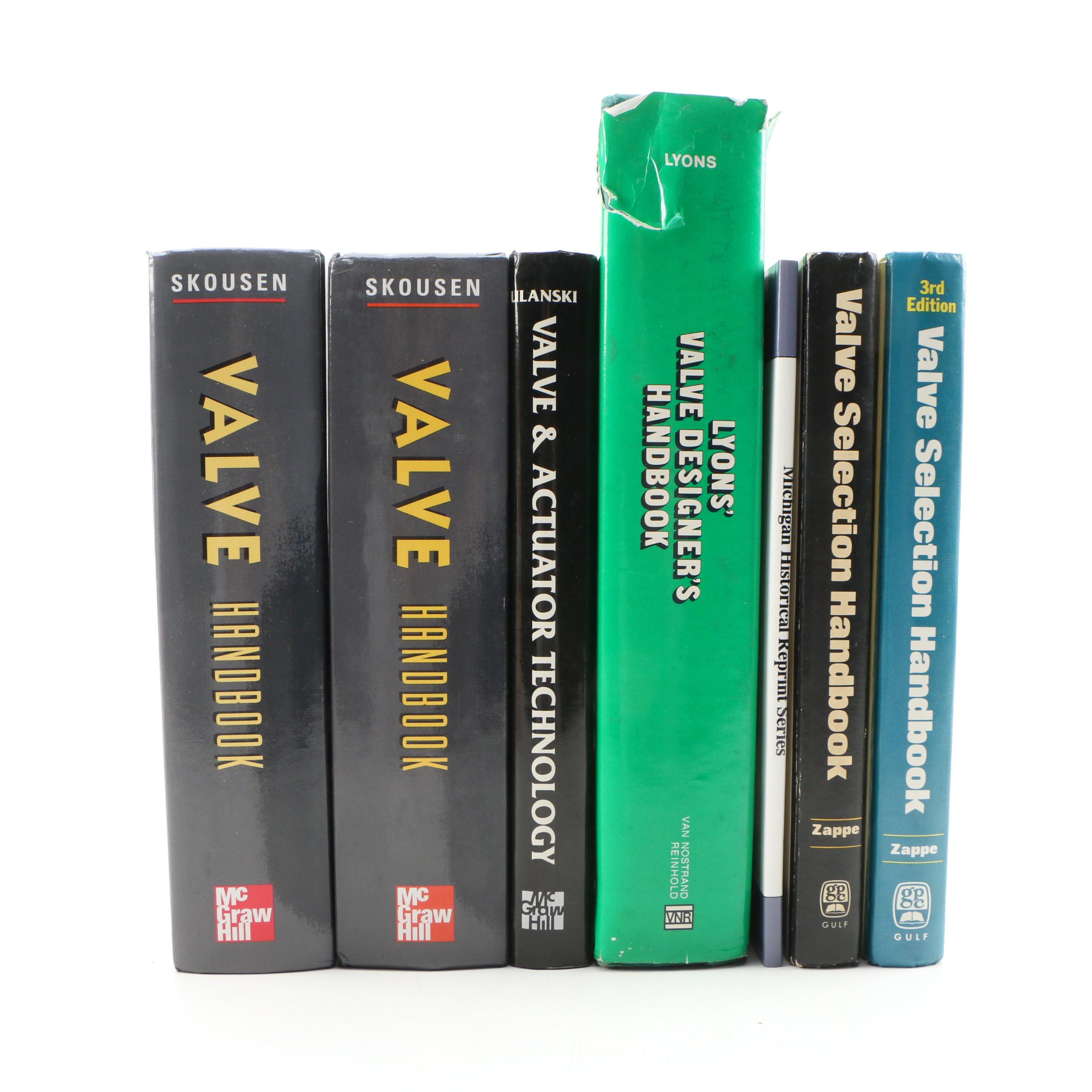 1982 "Lyons' Valve Designer's Handbook" and Other Books