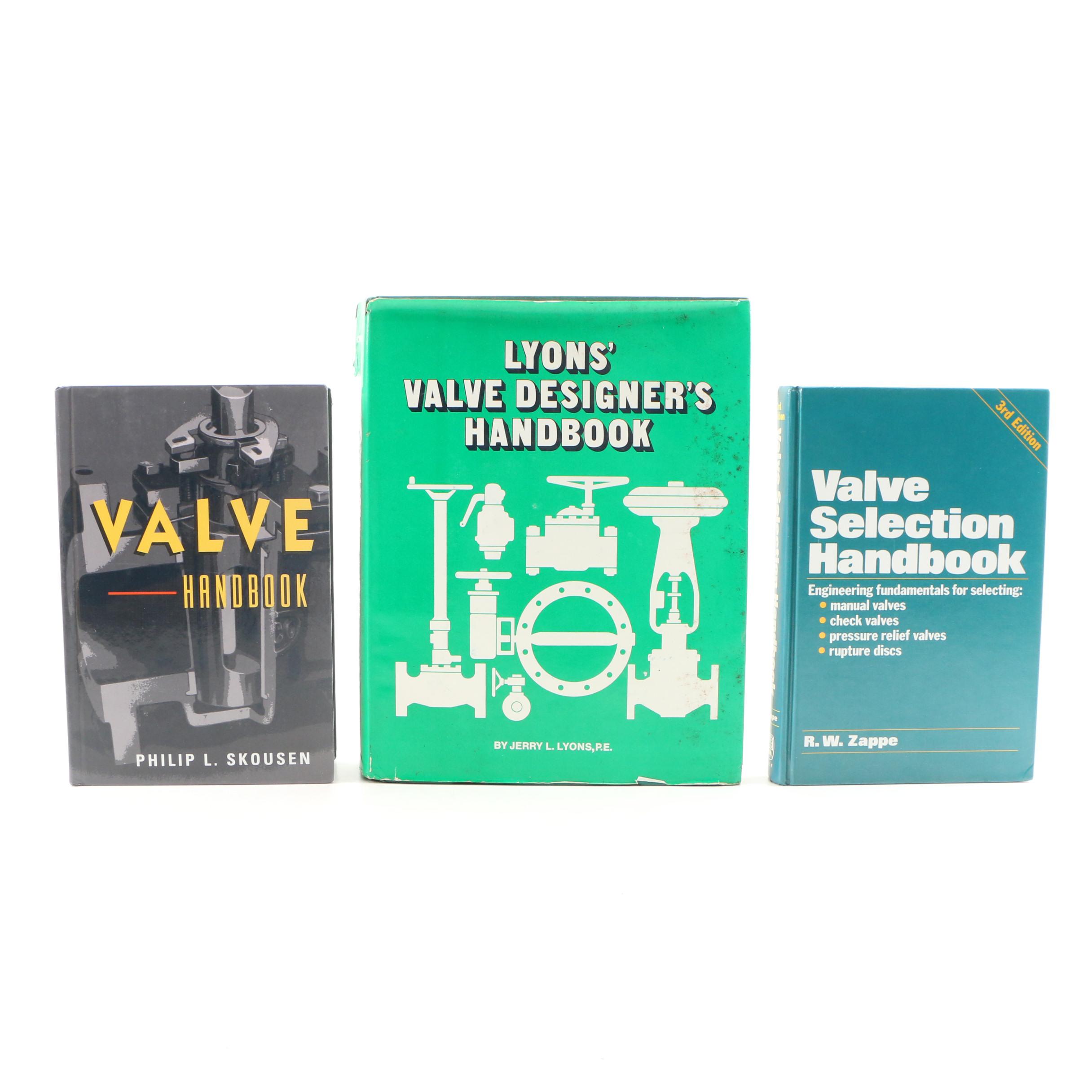 1982 "Lyons' Valve Designer's Handbook" and Other Books