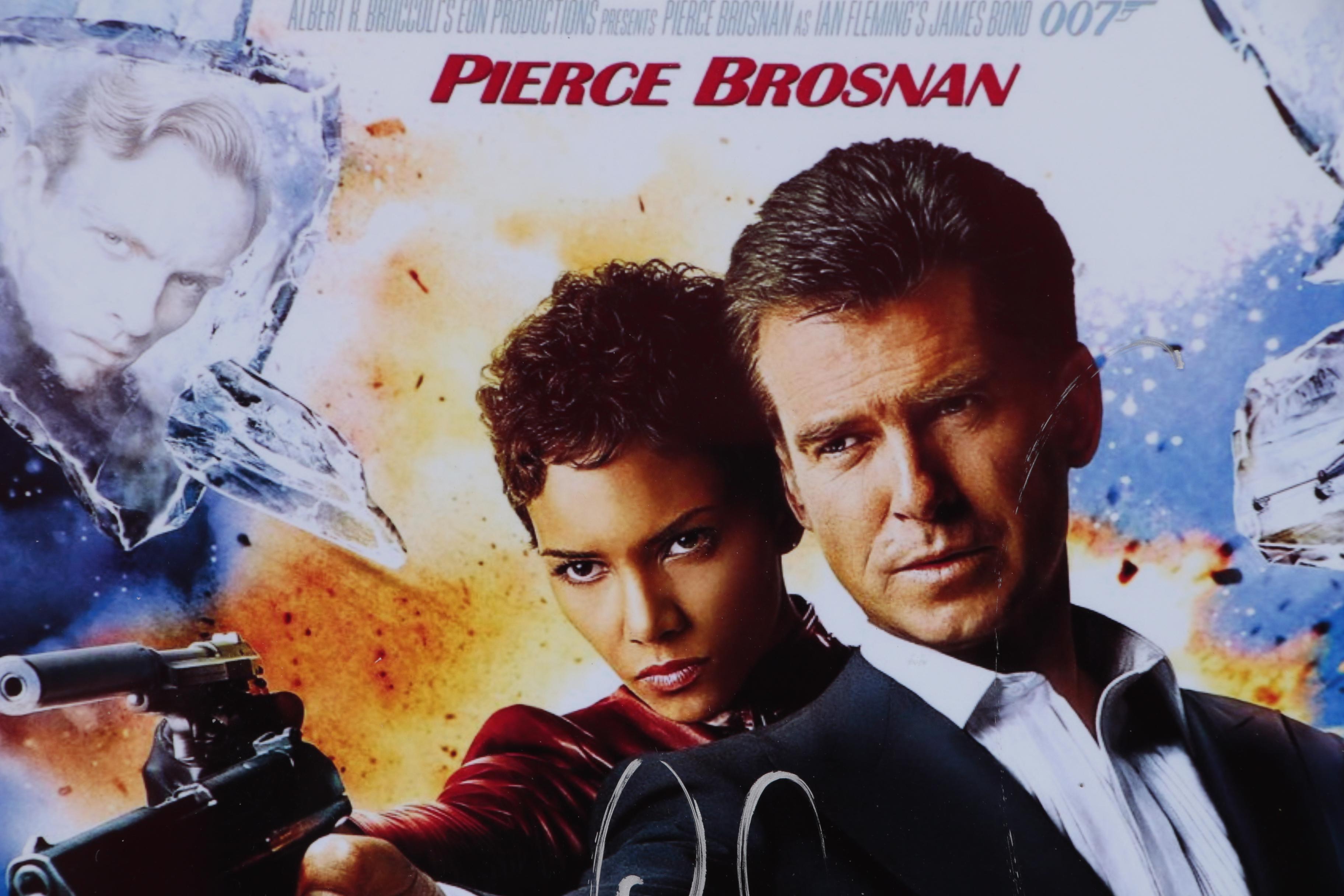 Halle Berry and Pierce Bronson Signed "Die Another Day" Display, Beckett COA