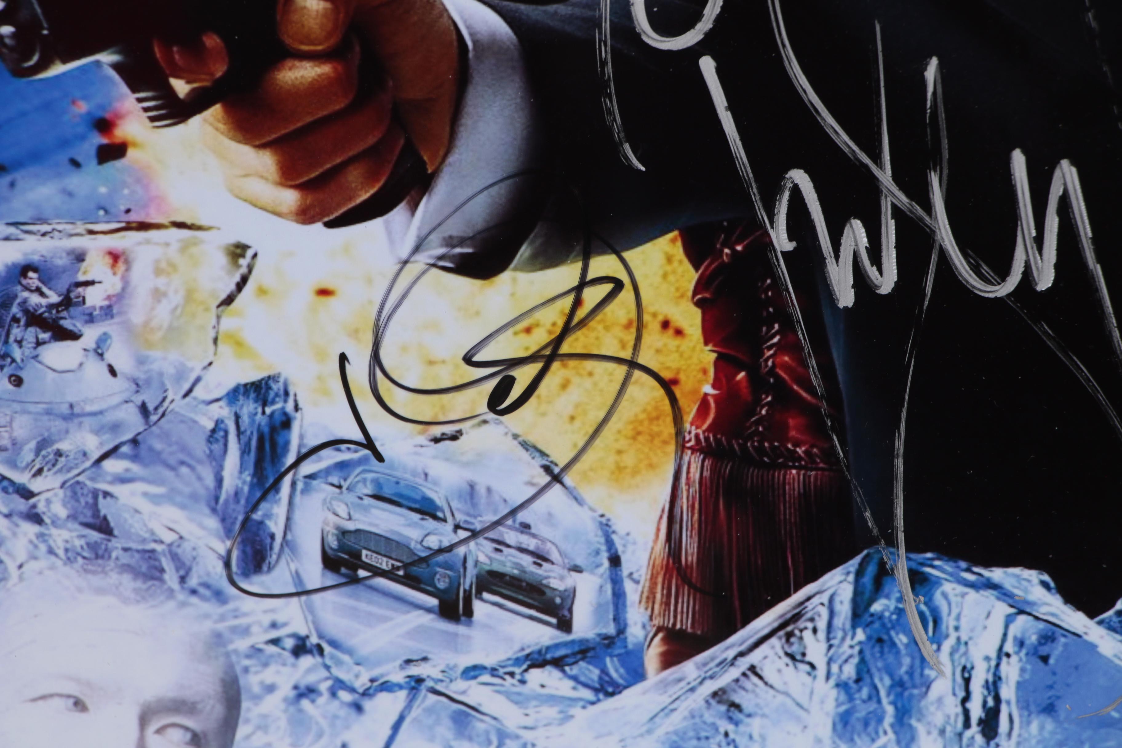 Halle Berry and Pierce Bronson Signed "Die Another Day" Display, Beckett COA