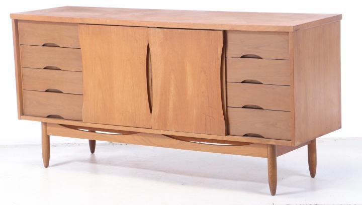 Mid Century Modern Walnut Credenza