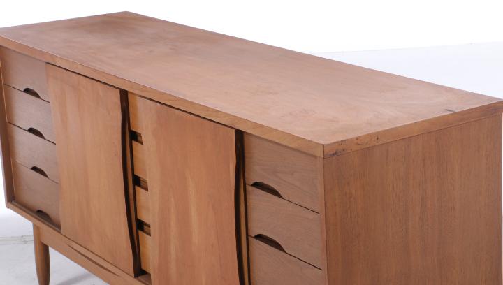 Mid Century Modern Walnut Credenza