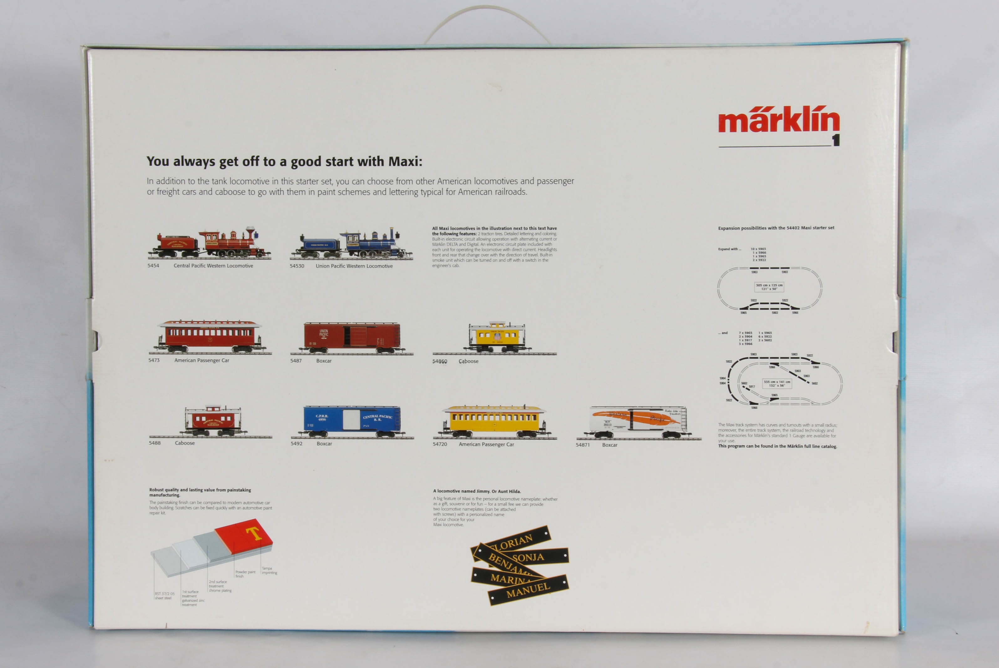 Märklin "American Starter Set" Maxi Gauge 1 G-Scale Electric Train Set #54402
