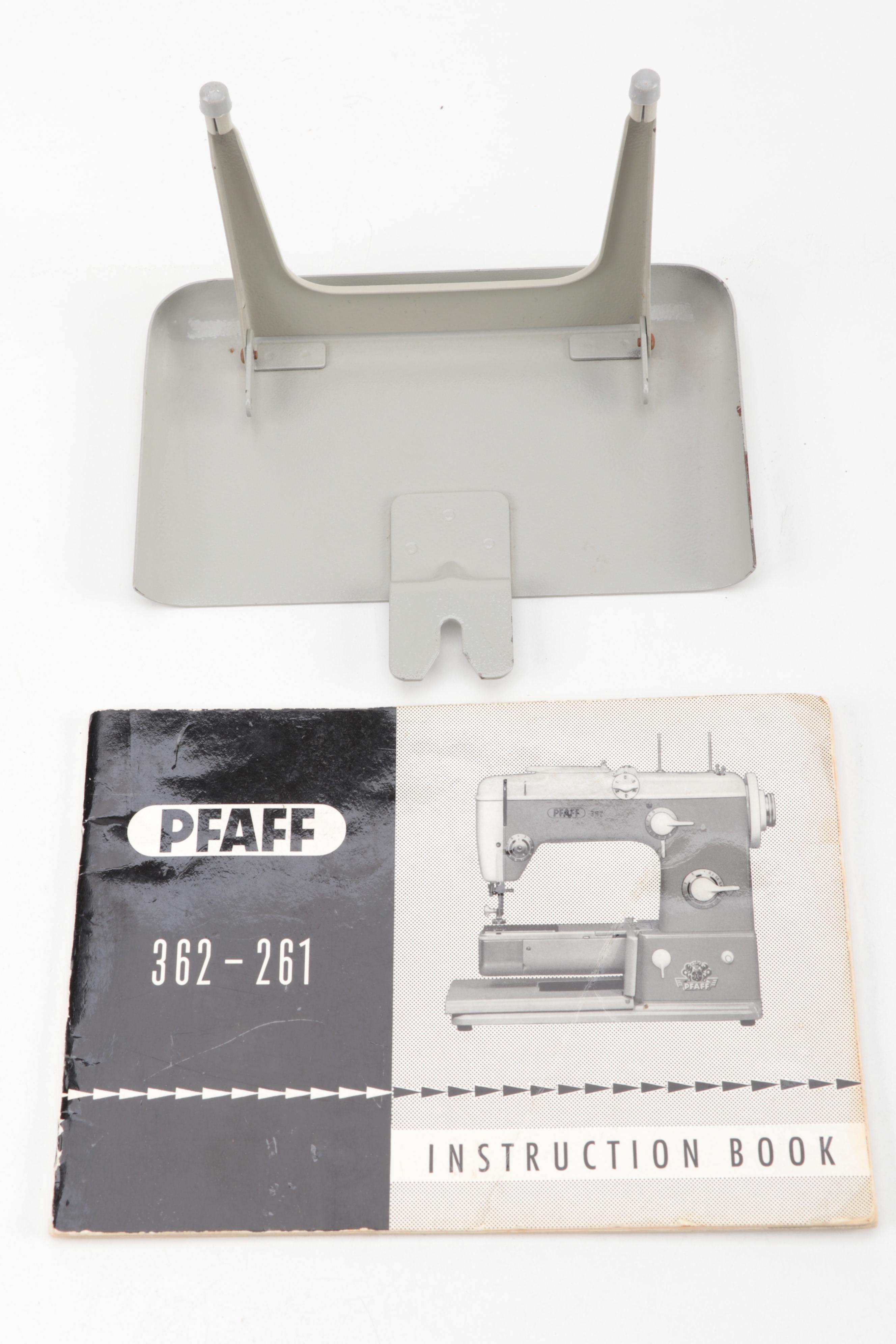 Pfaff 362-261 Sewing Machine with Built In Automatic Embroidery Unit, 1968