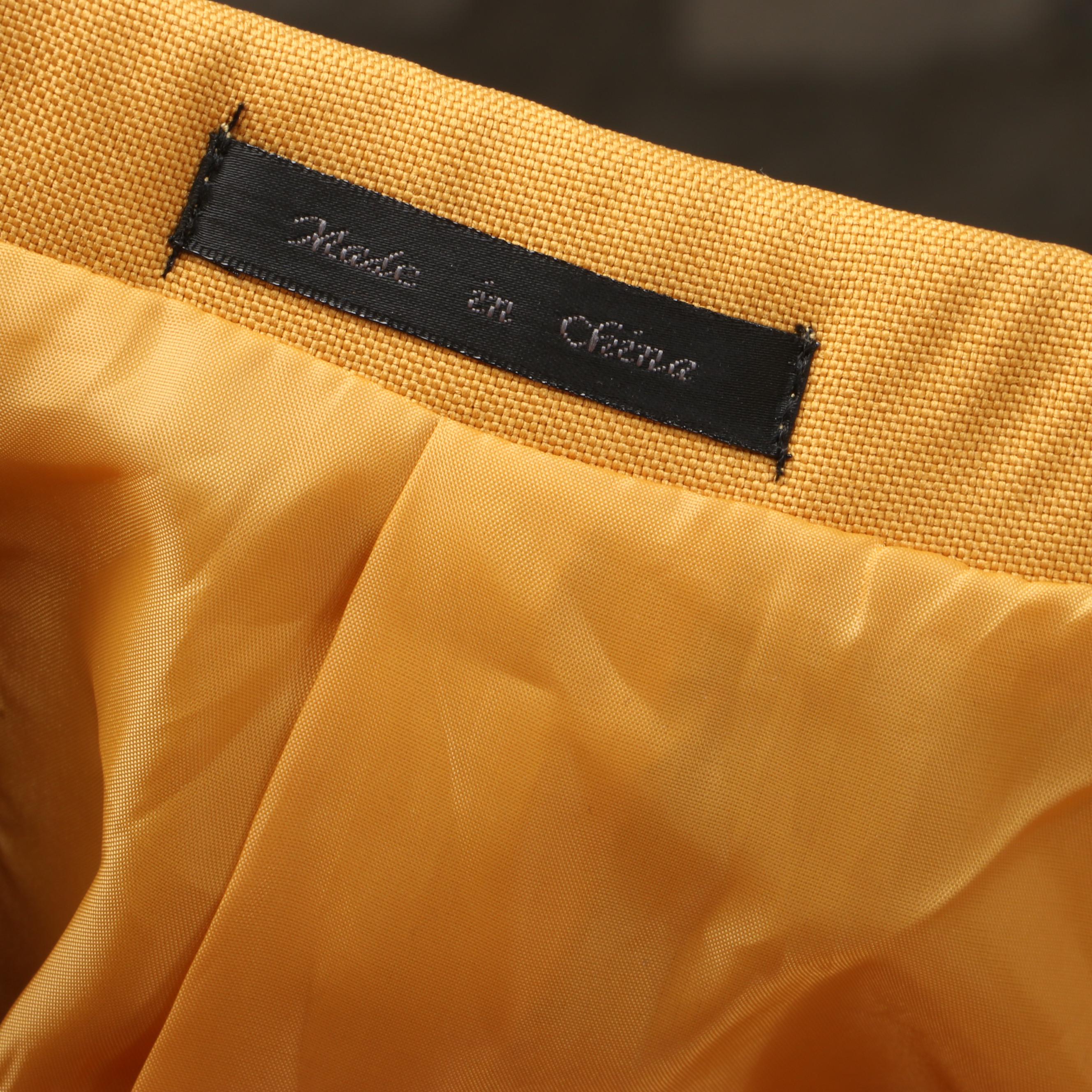 Adam Sandler Signed "Happy Gilmore" Inspired Gold "TC" Coat Jacket  COA