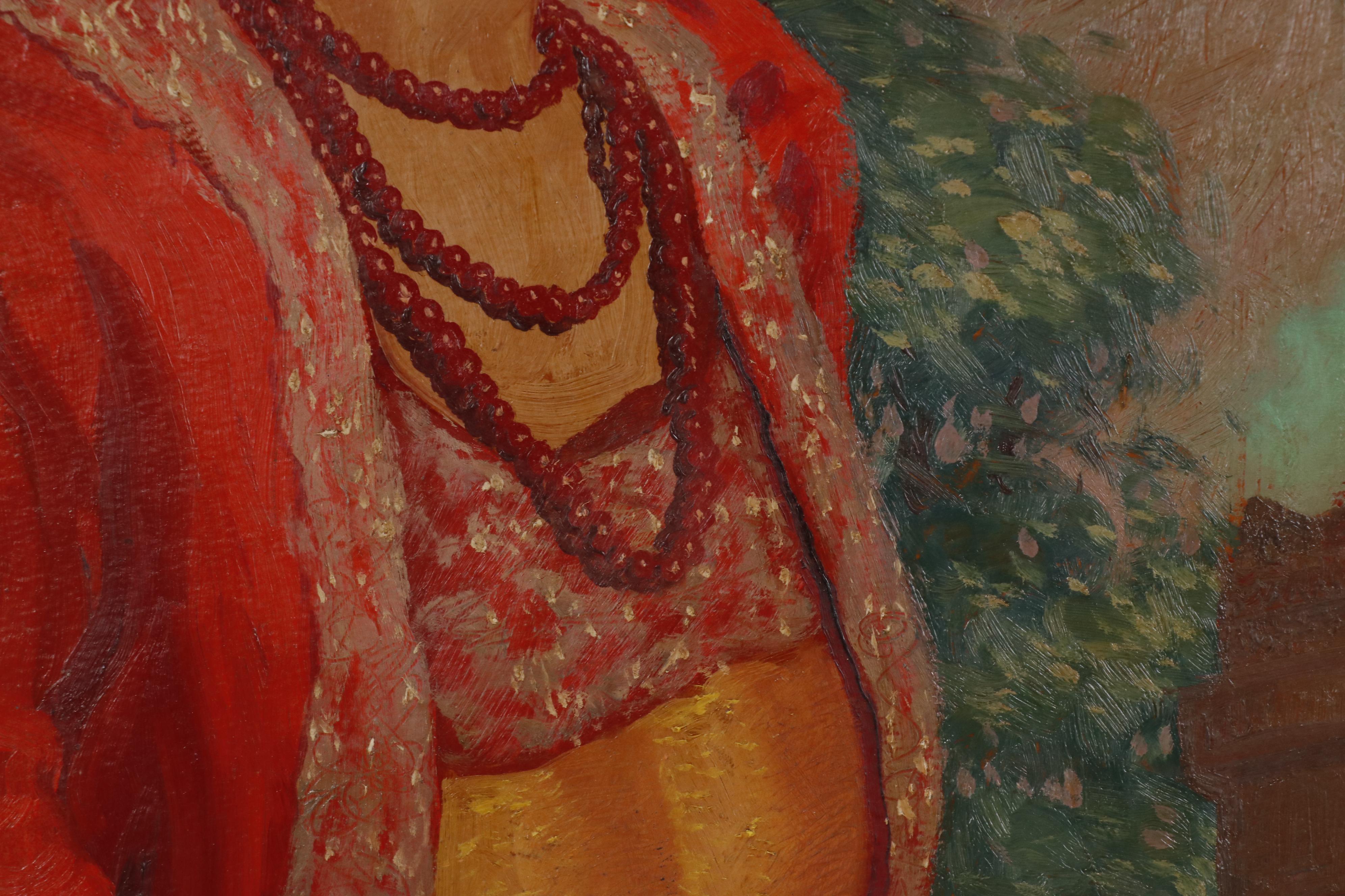 Joseph Di Gemma Portrait Oil Painting "Costume of Rome"