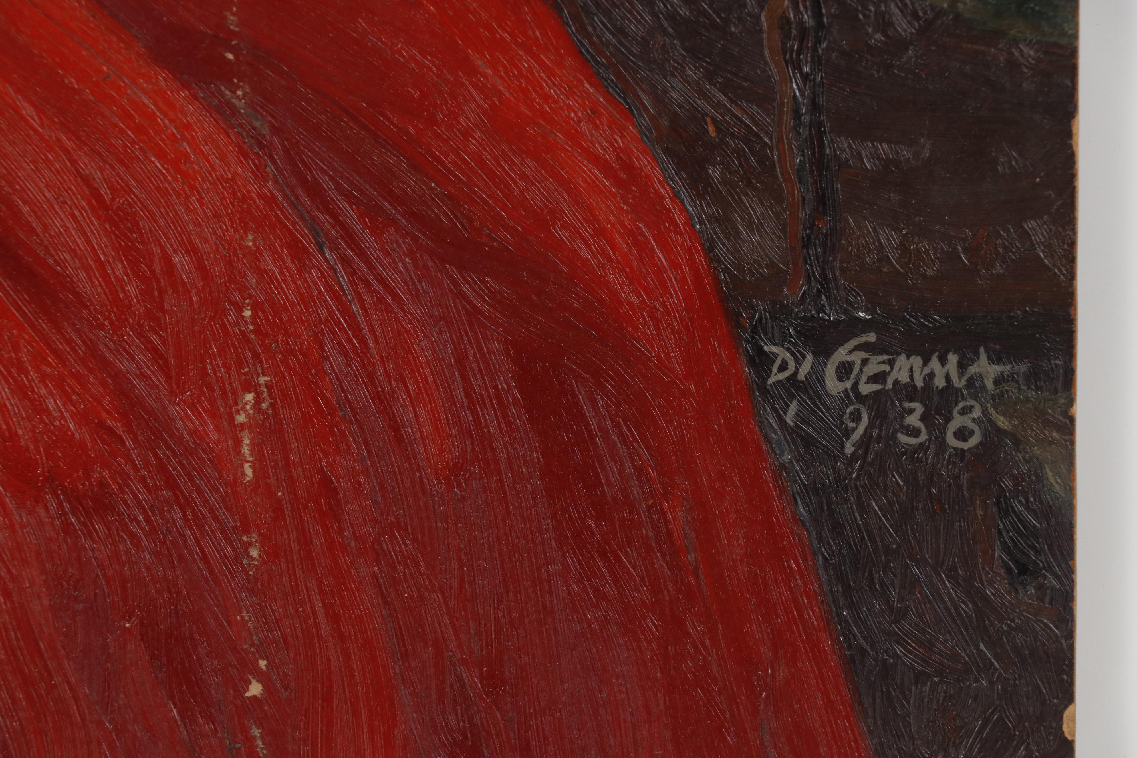 Joseph Di Gemma Portrait Oil Painting "Costume of Rome"