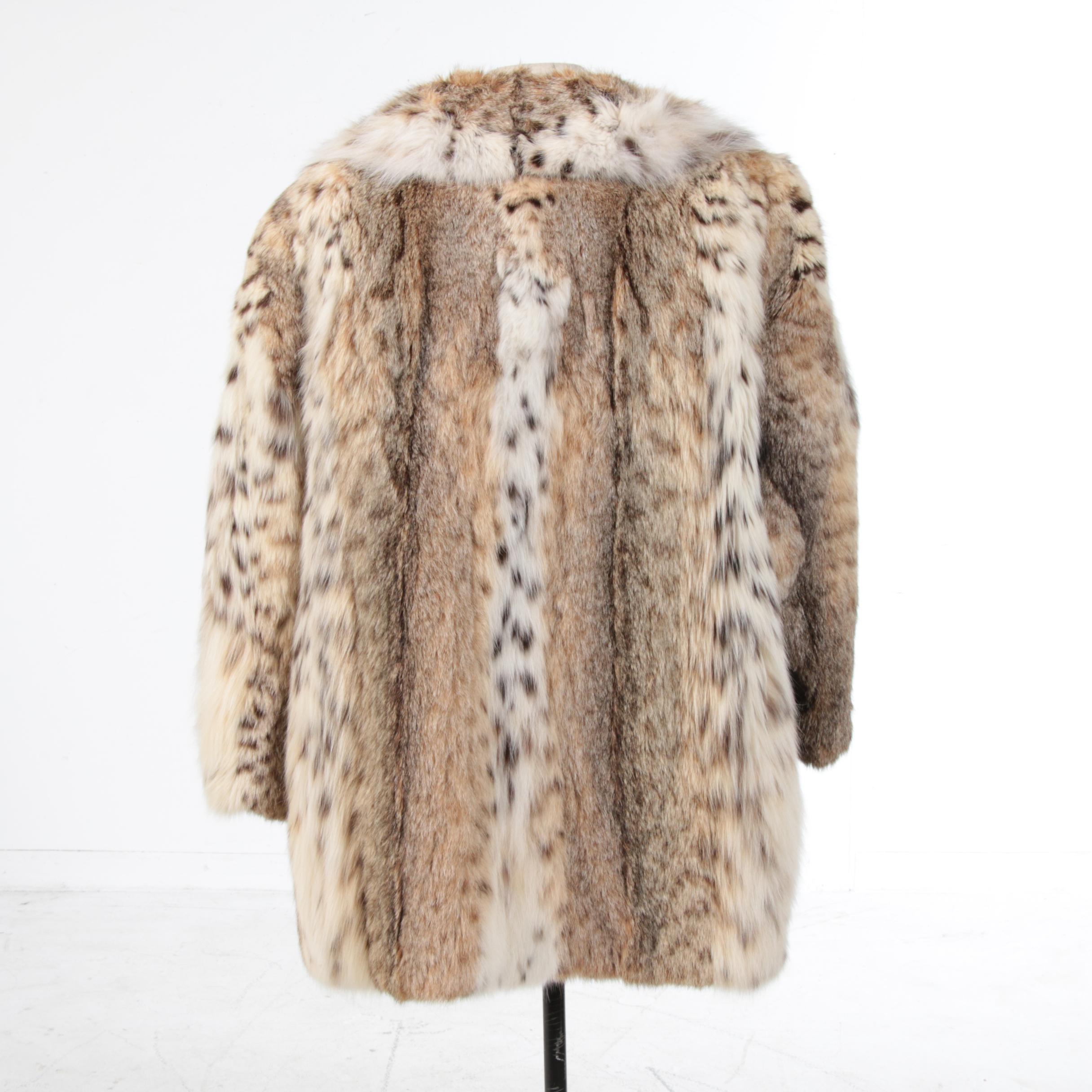 Anna Nateece Lynx Fur Coat, Vintage