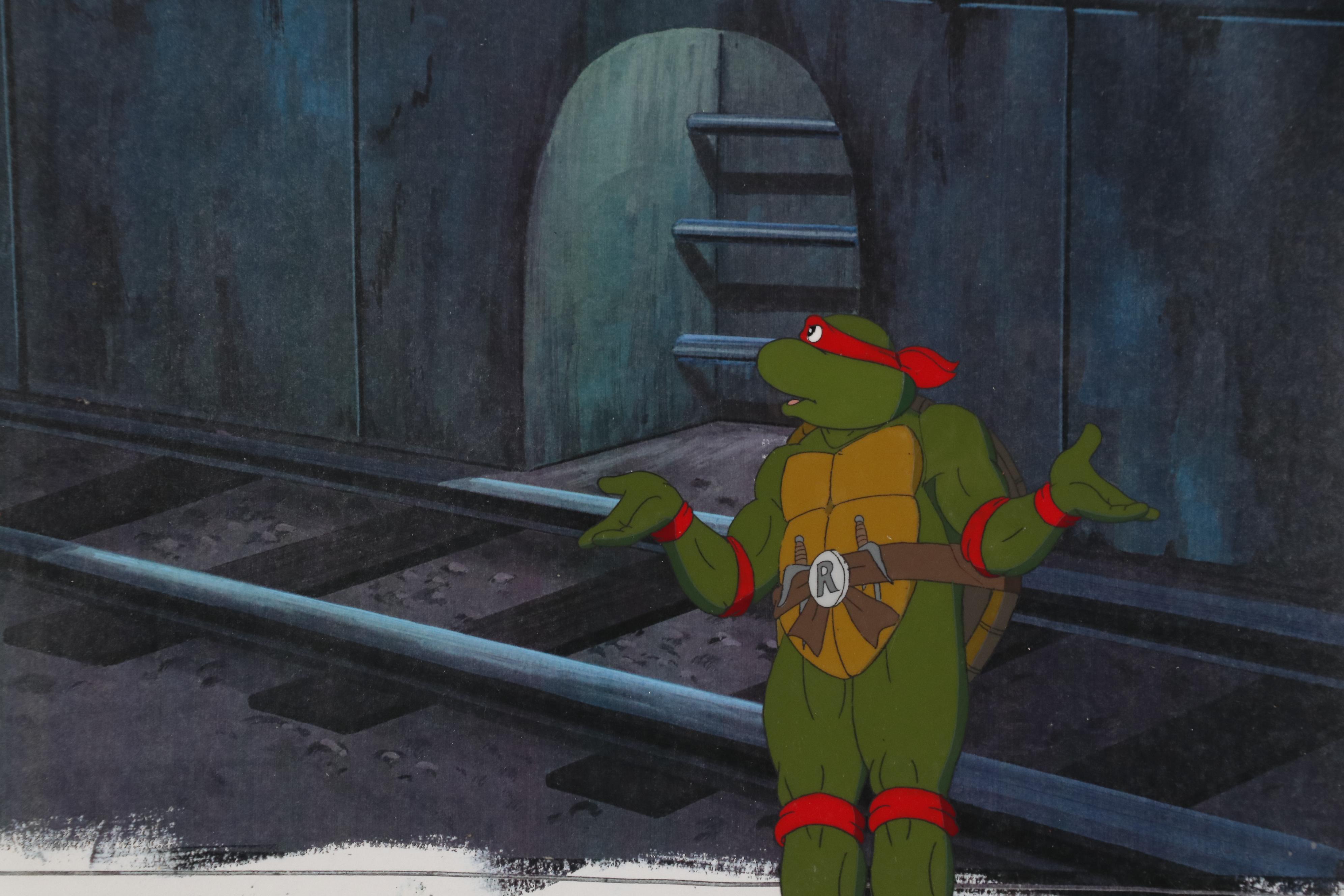 "Teenage Mutant Ninja Turtles" Animation Production Cels