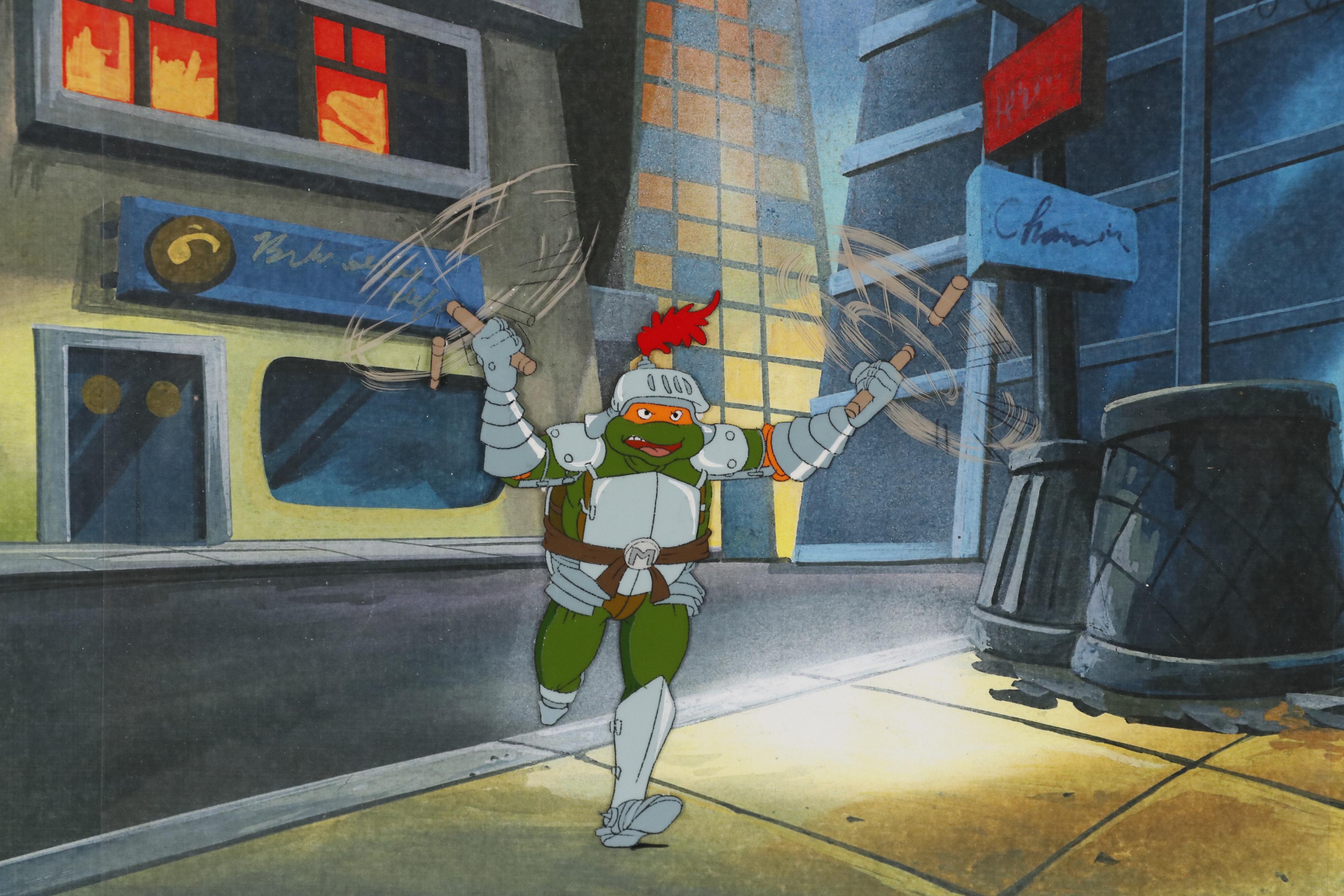 "Teenage Mutant Ninja Turtles" Animation Production Cels